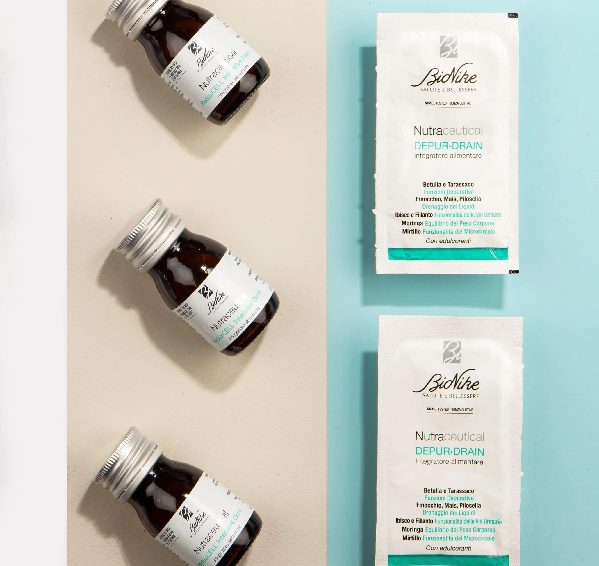Bionike Nutraceutical Depur-Drain Integratore Alimentare Detox Drenante 10 Bustine