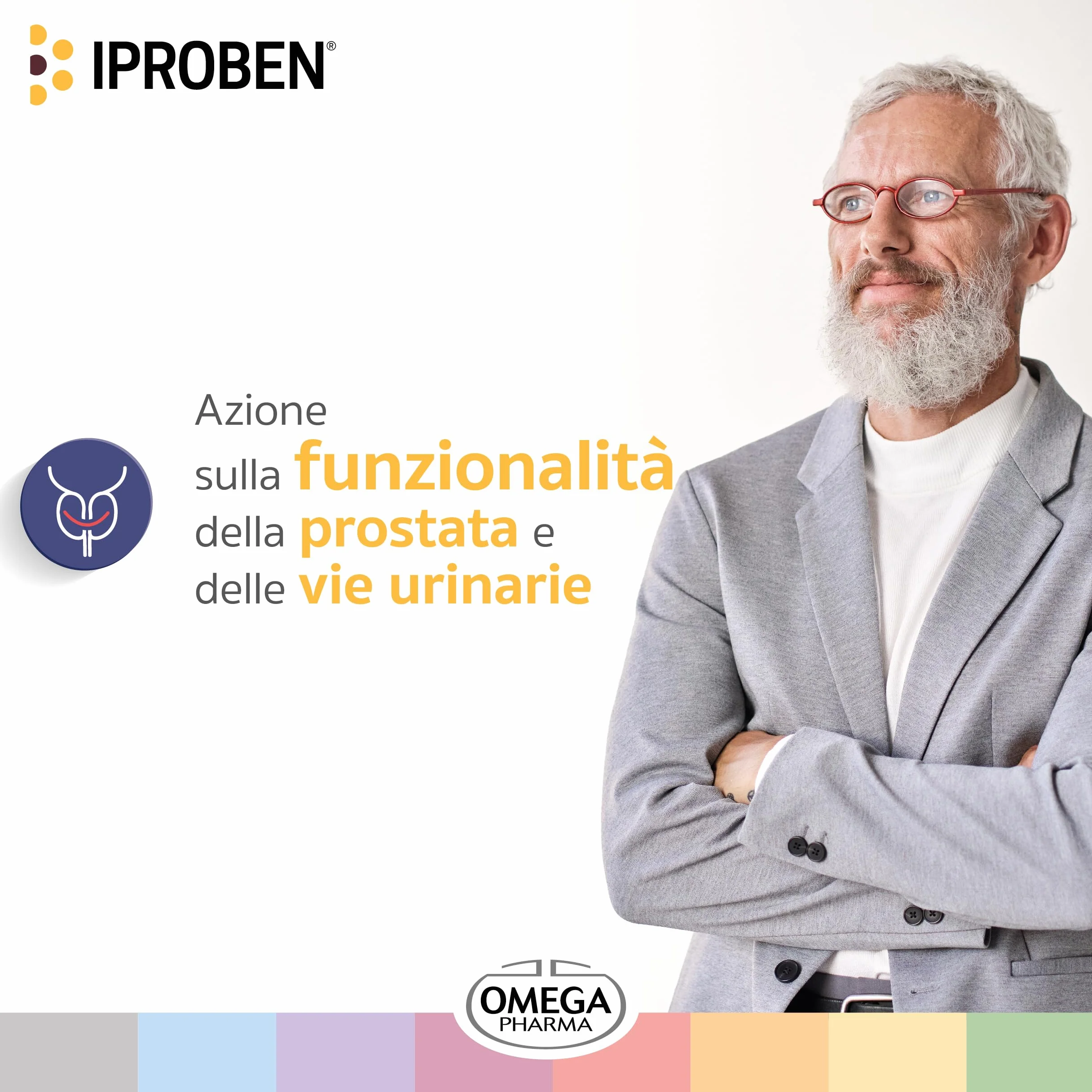 Omega Pharma Iproben Integratore Alimentare Prostata 30 Capsule