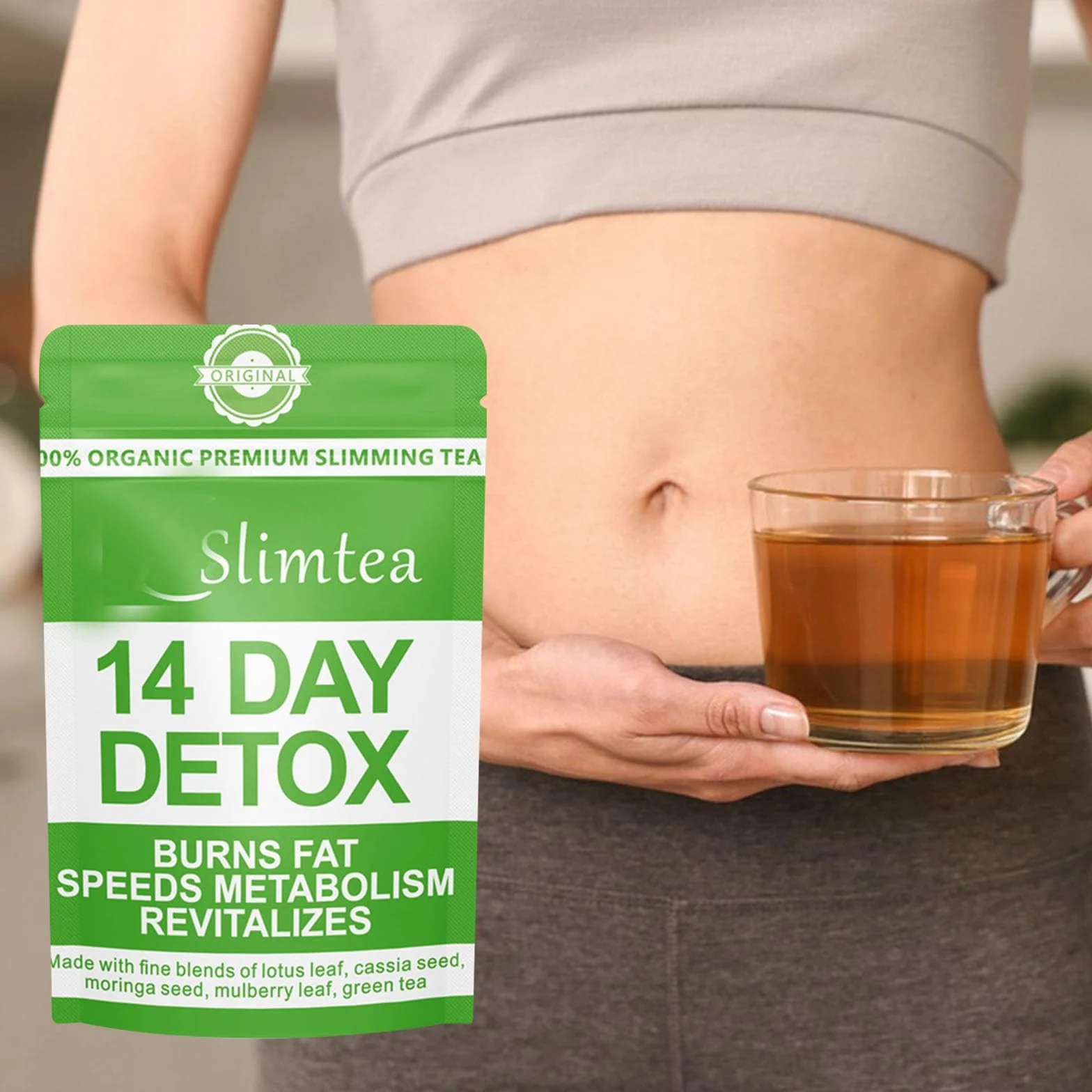 Aoseiens 14/28 giorni Detox Tea per la perdita di peso, 14/28 bustine dieta naturale sottile tè dimagrante, disintossicazione delicata e pulizia, perdita di peso riduzione del grasso della pancia