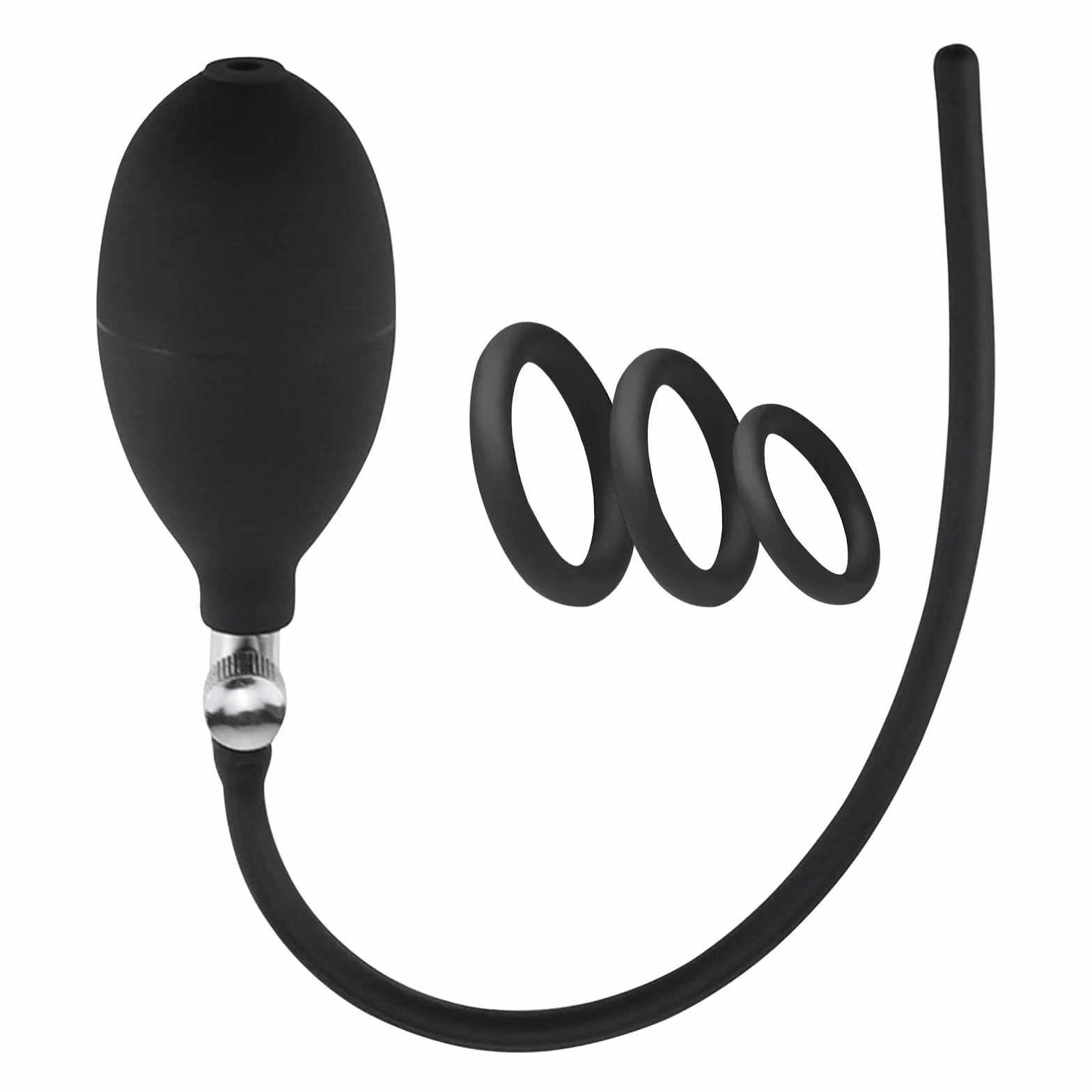 BDSMJOY Dilatatore uretrale gonfiabile in silicone, Uretrale pene plug, Urethra dilators Sextoys per uomini