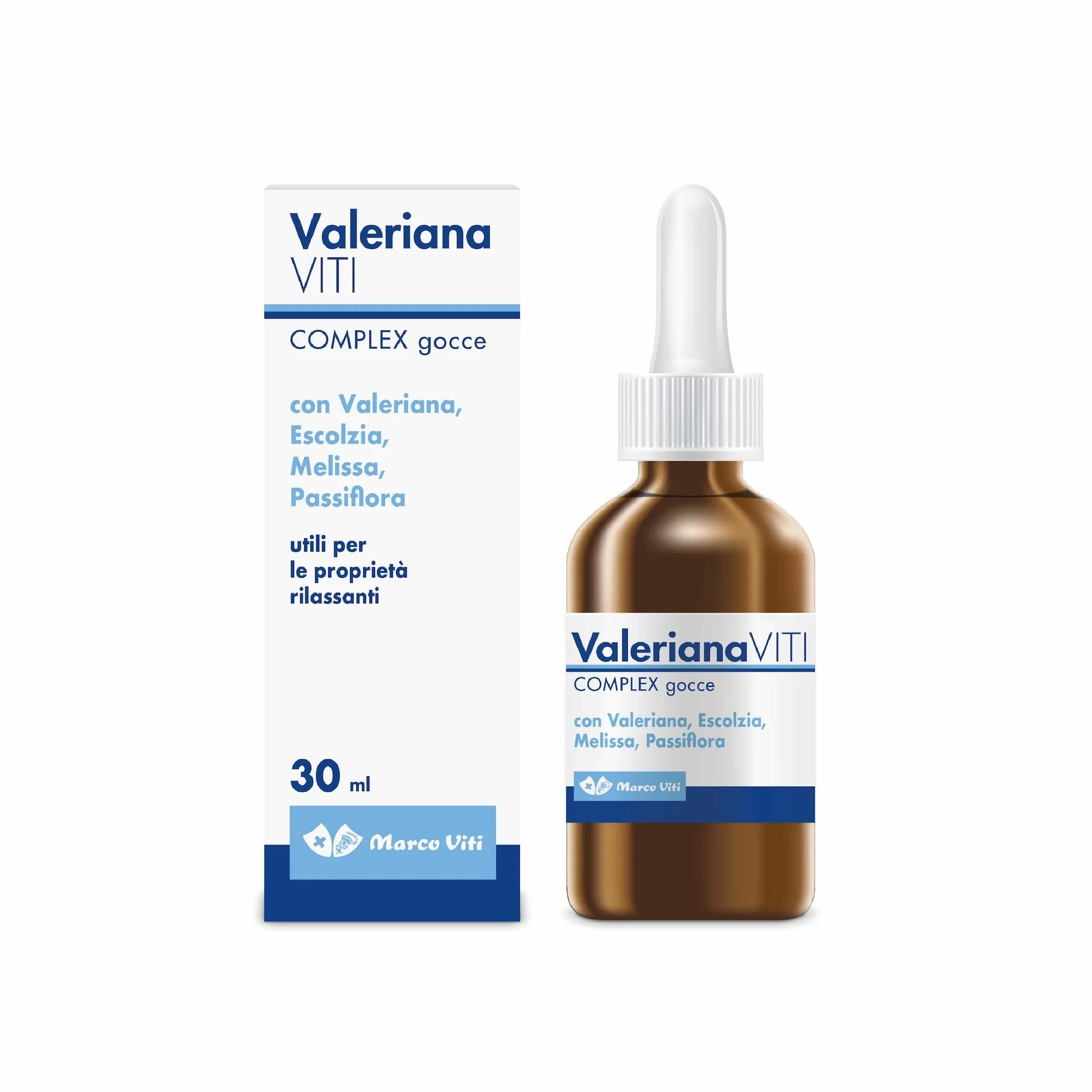 Valeriana Viti Complex Gocce 30 ml Integratore Sonno con Escolzia e Melissa