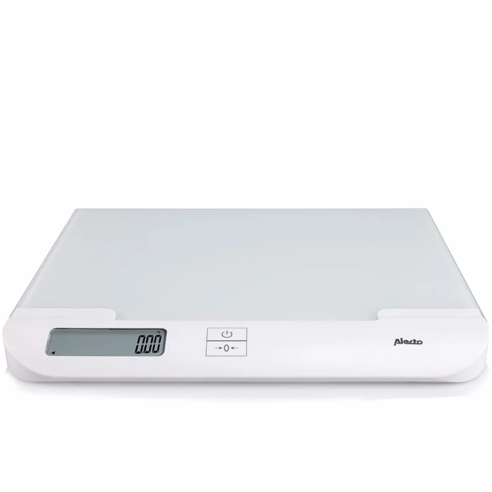 Alecto BC10 Bilancia Neonato Preciso 5 grammi 20 kg Bianco