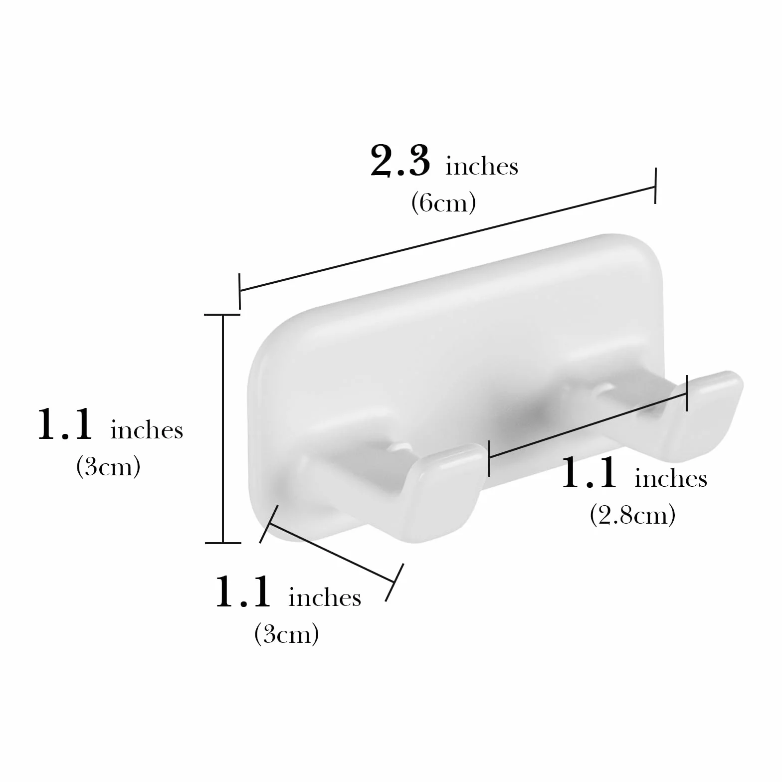 Linkidea Confezione da 2 porta rasoi per doccia, gancio adesivo da parete per rasoio, organizer per rasoio da bagno senza foratura, compatibile con Gillette Fusion 5, Harry's, Dorco Pace 6 (bianco)