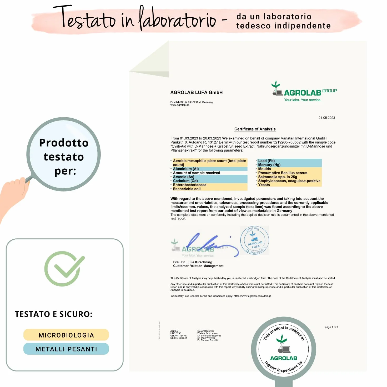 Vegavero® Integratore CISTITE 120 capsule D-Mannosio Mirtillo Rosso Uva Ursina Benessere Vie Urinarie