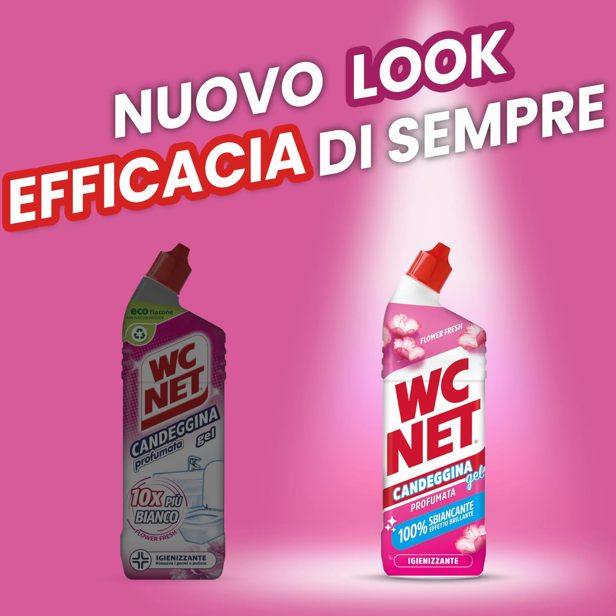 Candeggina Gel Profumata Detergente Sanitari Superfici Azione Sbiancante Igienizzante Fragranza Flower Fresh 700 ml x 4
