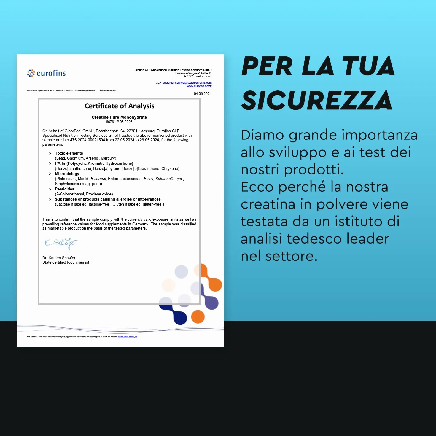 Creatina Monoidrata in Polvere 500 g Creapure, Supporto per Sport e Atleti