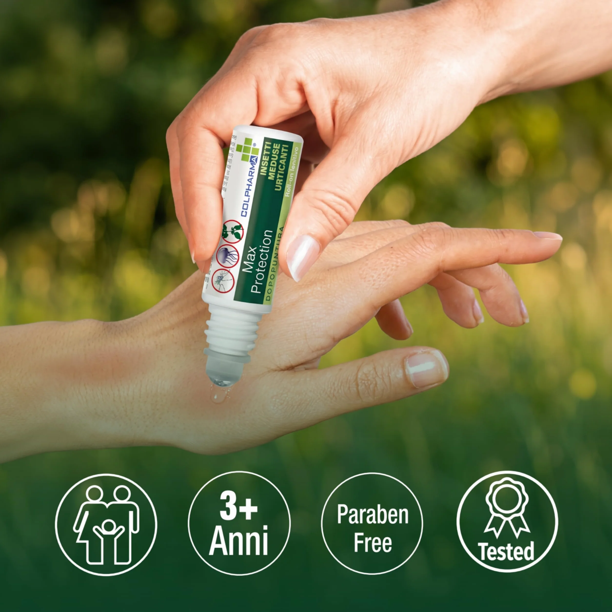 Colpharma Max Protection Roll On Dopopuntura – Sollievo Rapido Punture Insetti