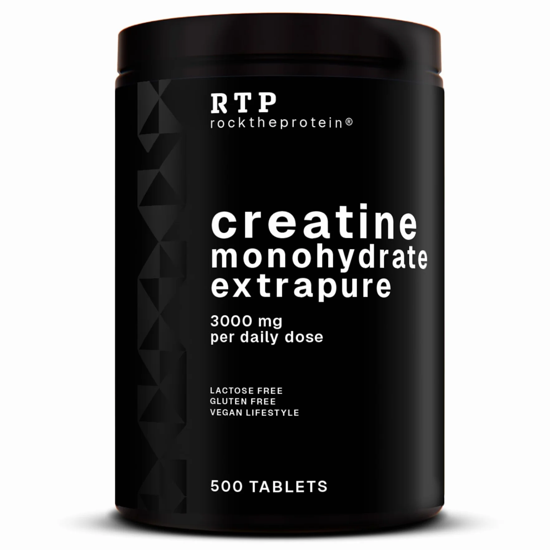 Creatina Monoidrata Compresse RTP – da 3000 mg Creatine Monohydrate – Creatina Pura in Pastiglie – Integratore per Sport, Palestra e Post Workout – 500 Compresse Senza Glutine, Senza Lattosio