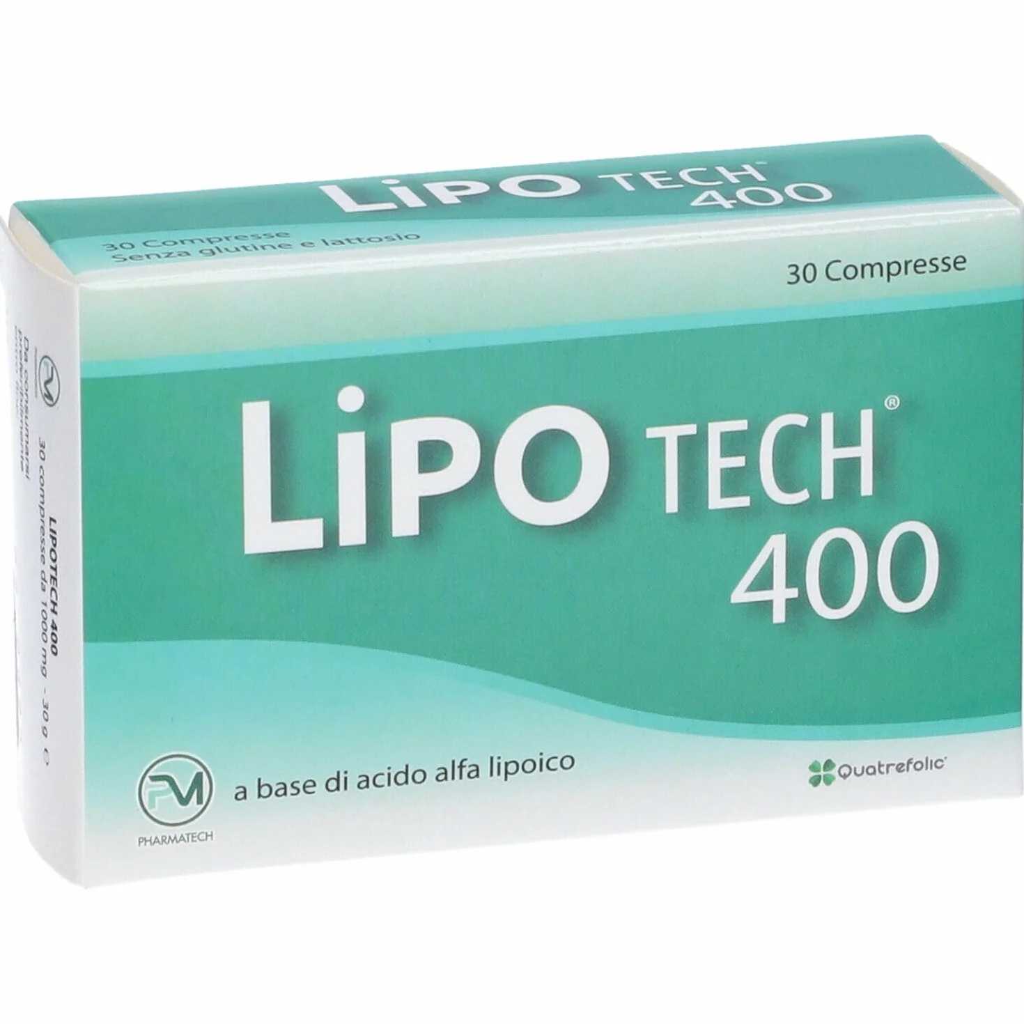 LIPOTECH 400 30CPR Integratore alimentare antiossidante acido alfa lipoico