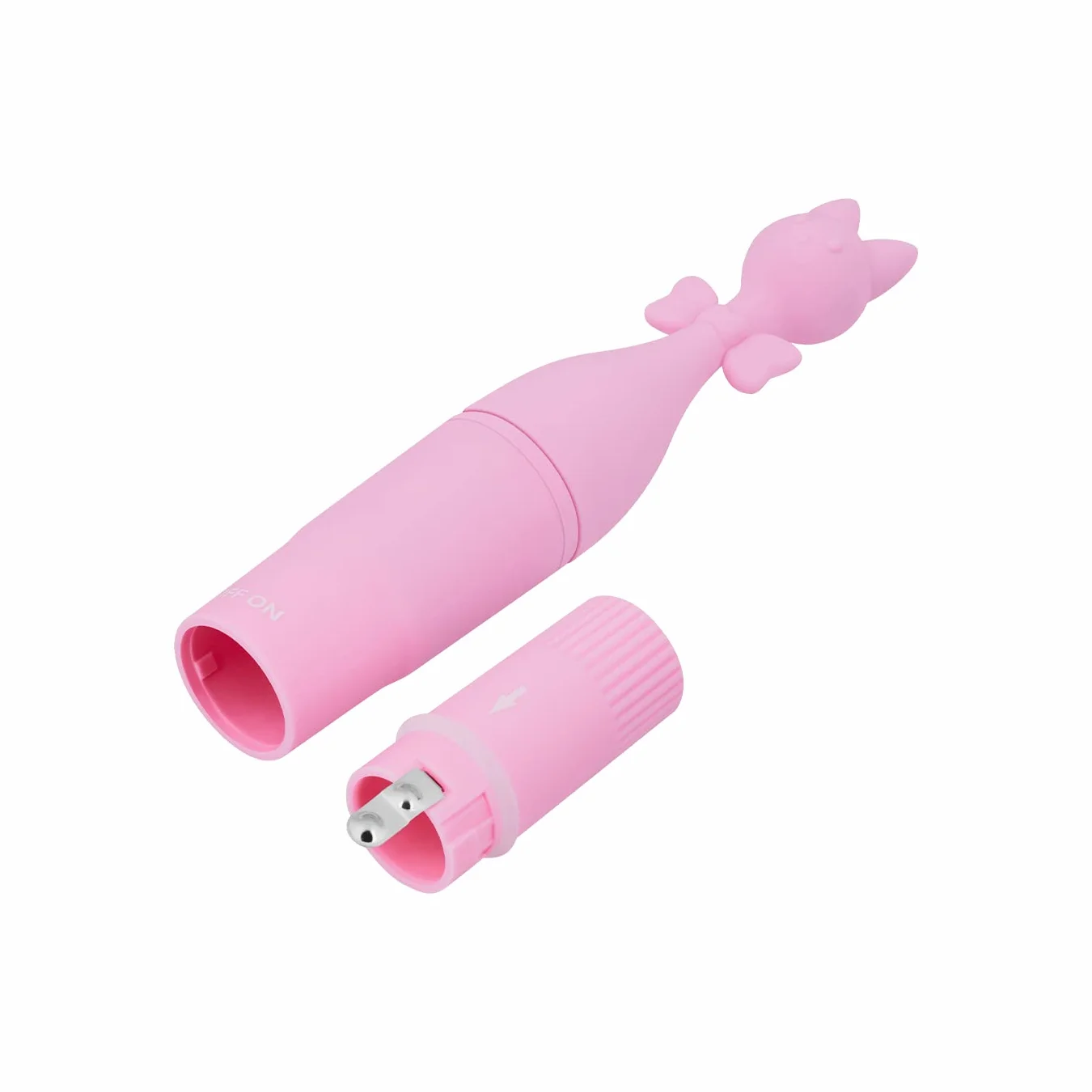 EIS, vibratore, 'vibratore a forma di gatto, 16,3 cm', impermeabile, con impugnatura, silicone delicato sulla pelle