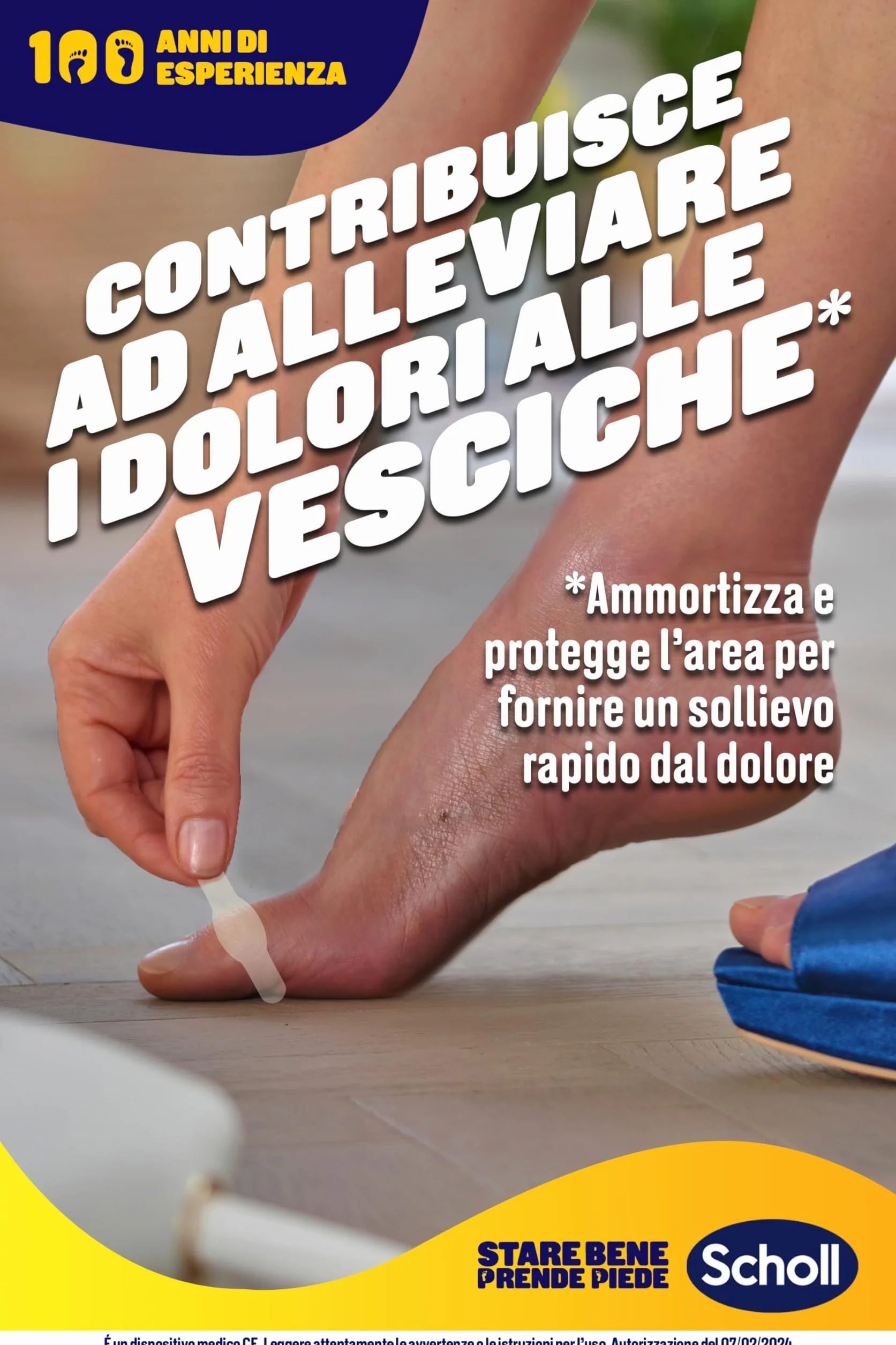 Scholl Cerotti per le Vesciche, 5 Cerotti per le Dita dei Piedi