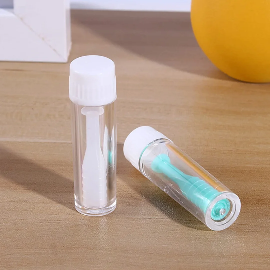 Applicatore per lenti a contatto da 4 pezzi, ventosa per lenti a contatto, ventosa per lenti, strumento per lenti a contatto, dispositivo di rimozione per lenti a contatto portatile da viaggio