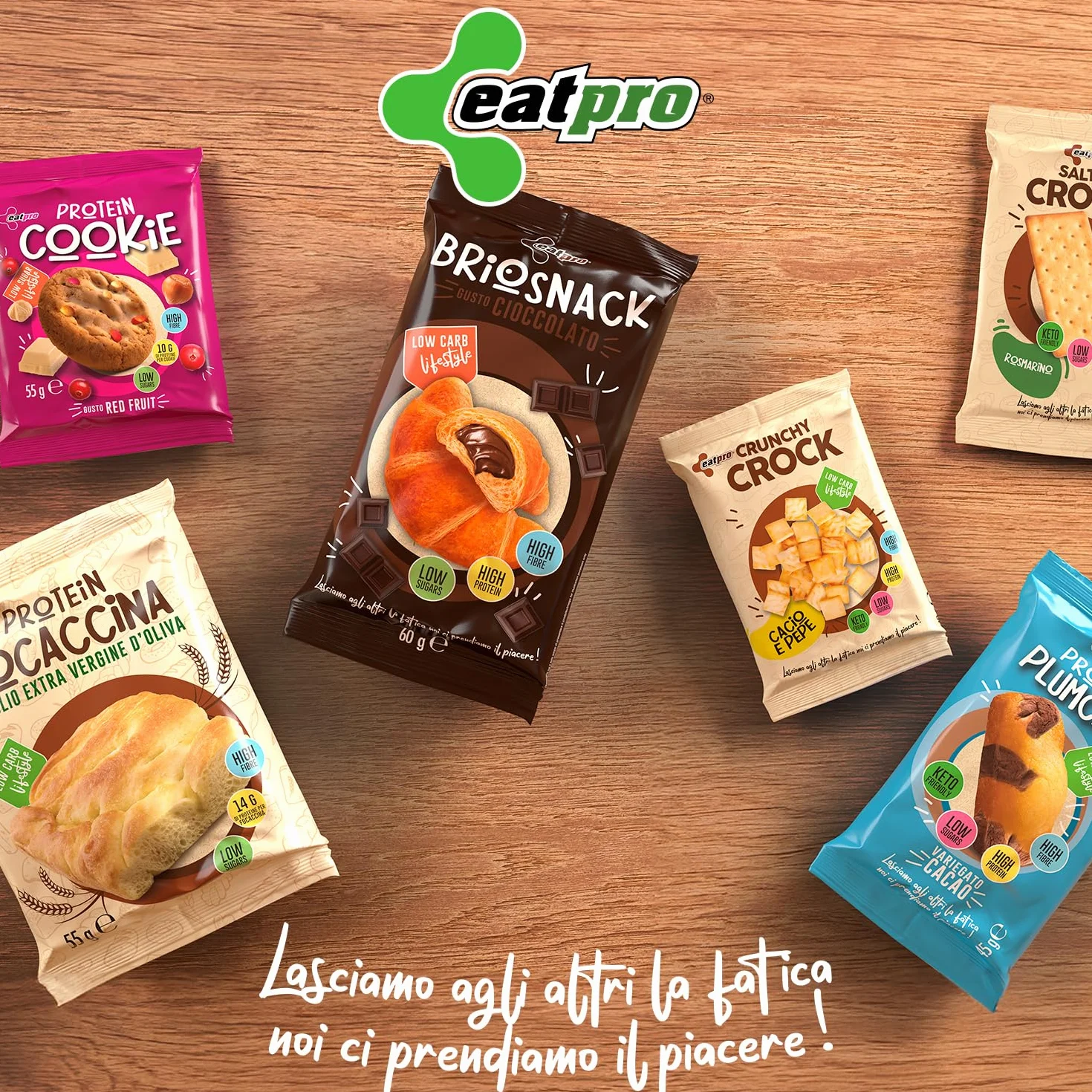 Plumcake Proteico Variegato Cacao EatPro, 10 Plum Cake Da 45g, 1% Zuccheri, 18% Di Proteine, Dolci Chetogenici Low Carb, Colazione Proteica, Plumcake Senza Zucchero, Snack Keto