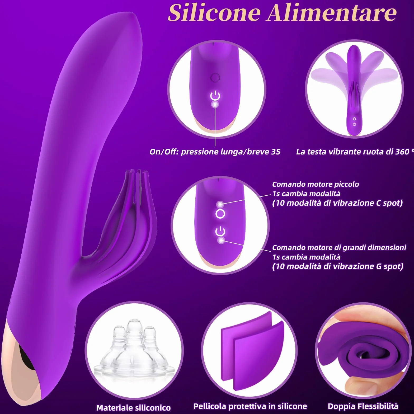 Vibratoreper Donna Professionale Sex Toys Vibratore Per Donna Clotoride Dual Motors Vibratore Wireless 10 Modalità Clitoride Sexytoysys Anal Plug Squirting Coppia Toys Sessuali Per Dildo Donna