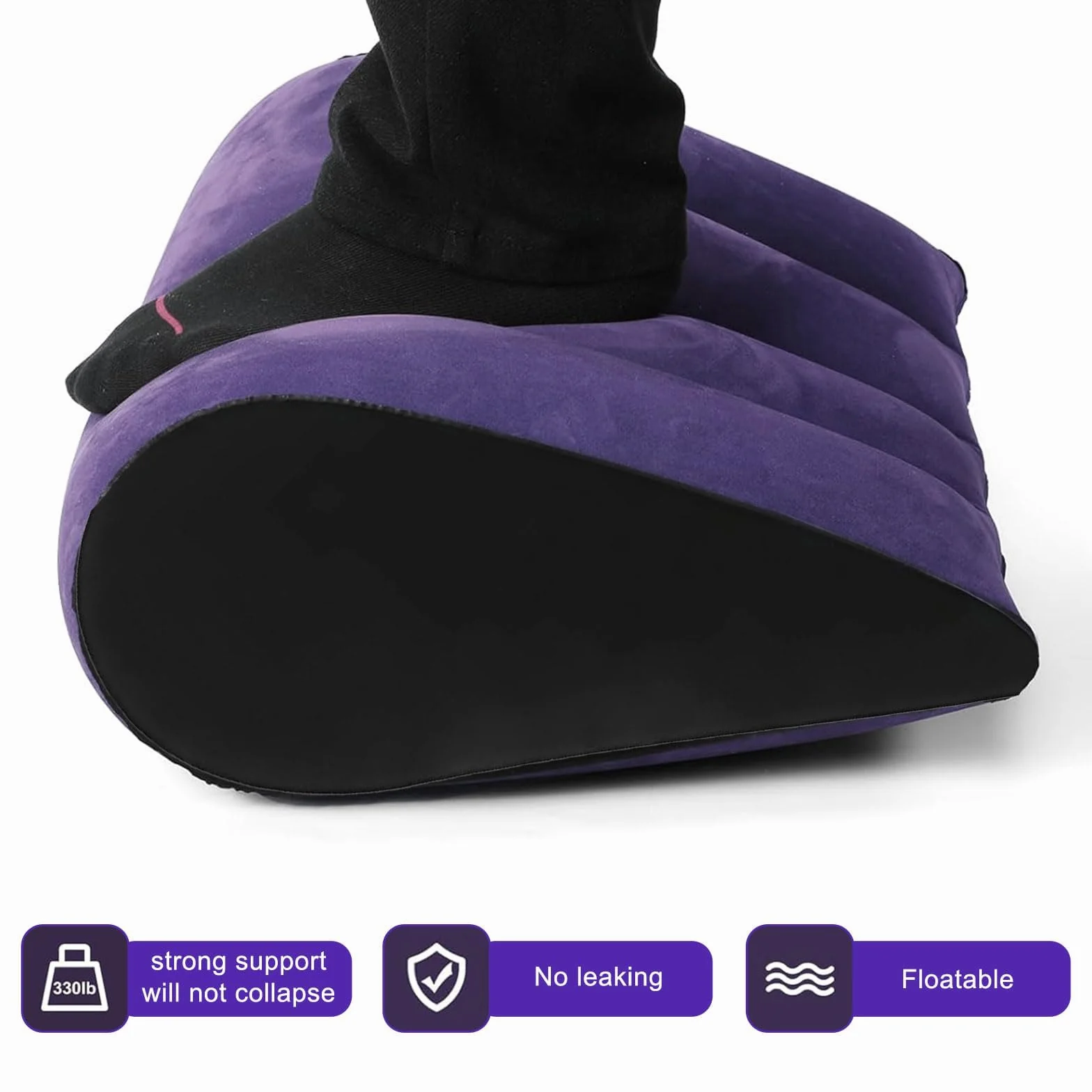 Cuscino Sessuale Gonfiabile con Foro – Cuscino Lombare per Coppie, Supporto per Posizioni Profonde, Giocattolo Erotico Intimo