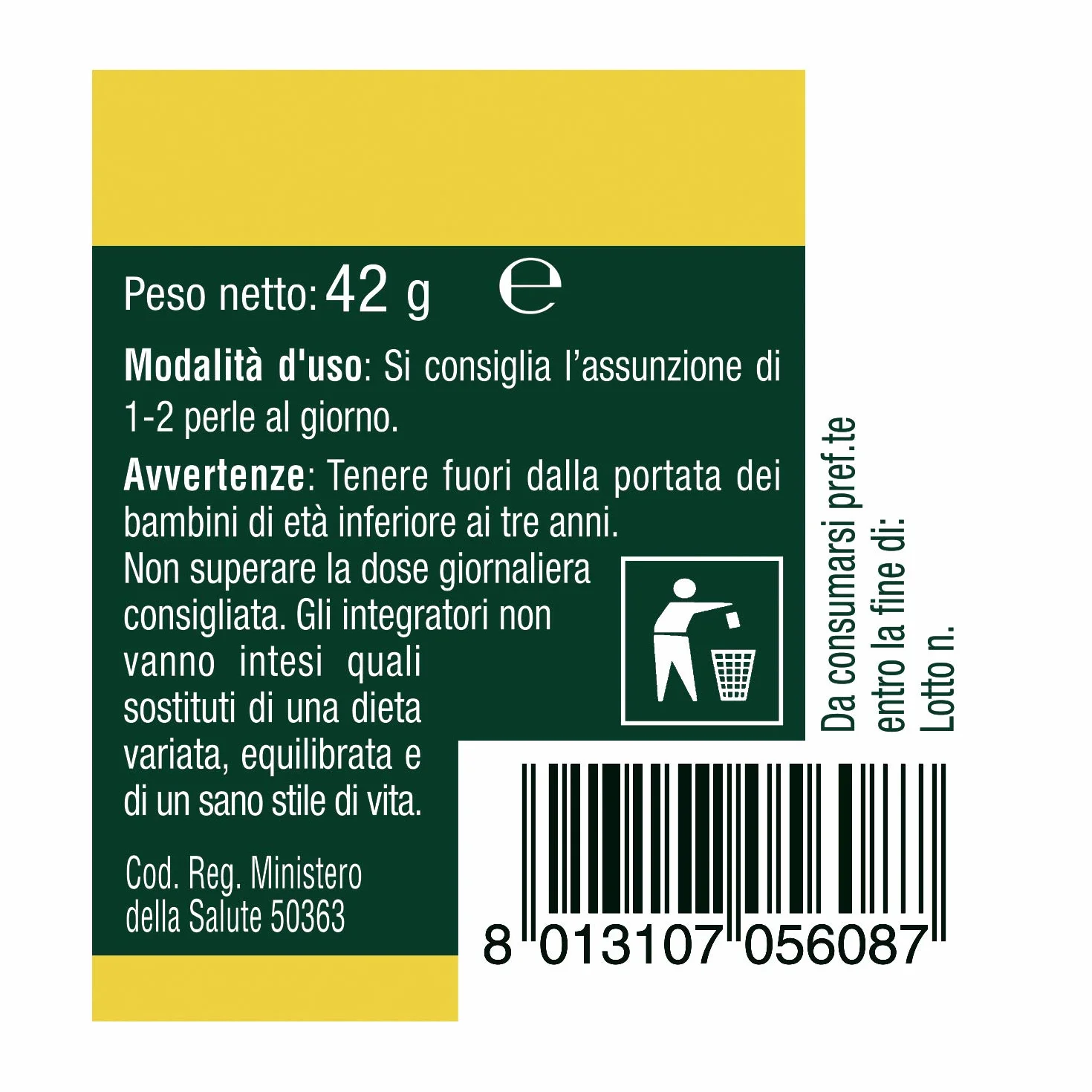 Naturando Olio di Aglio-Biancospino-Olivo Integratore per favorire la regolarità della Pressione Arteriosa - 70 perle