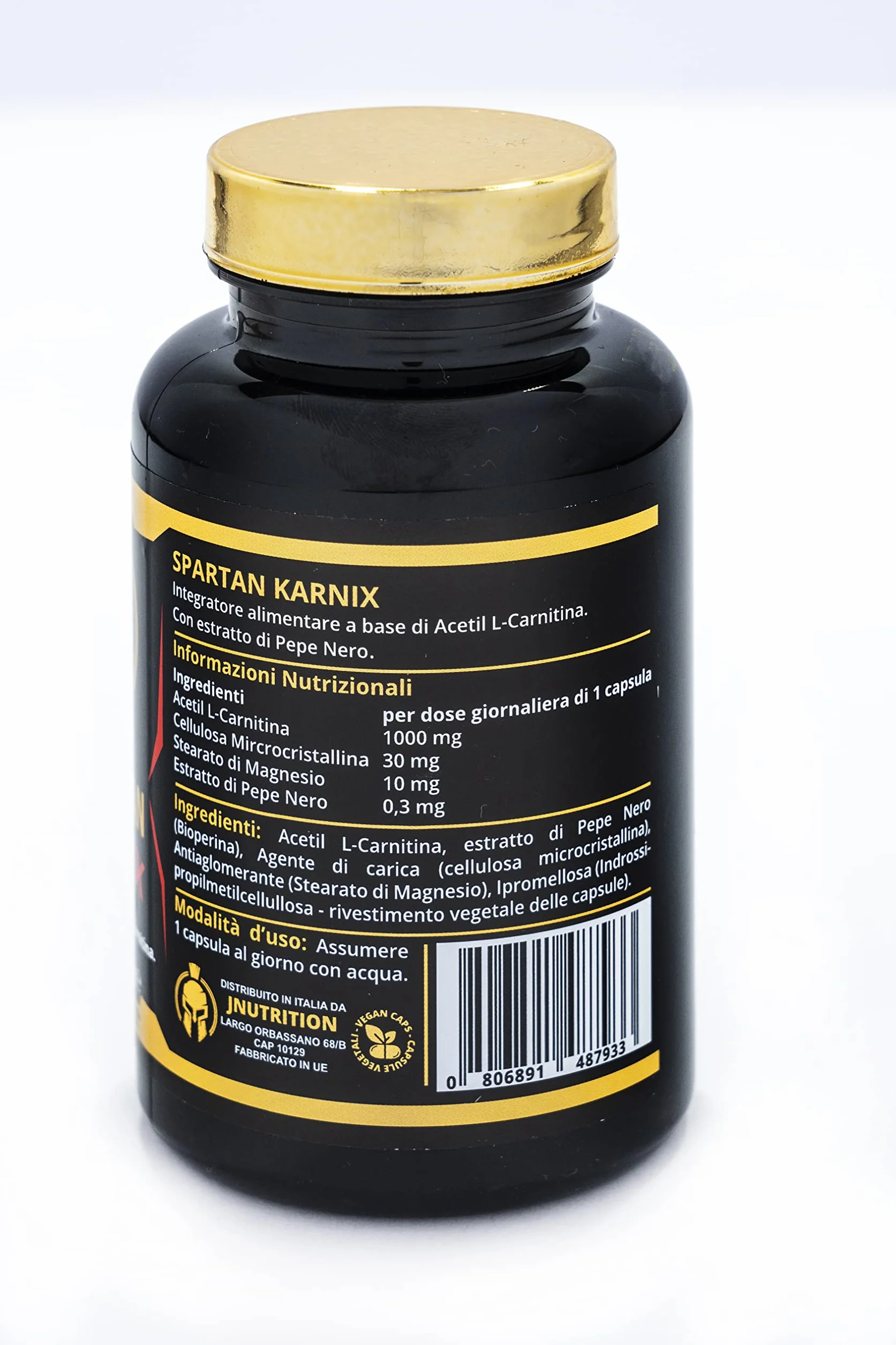 Karnix Acetil L-carnitina con capsula vegetale 1grammo di altissima qualità.