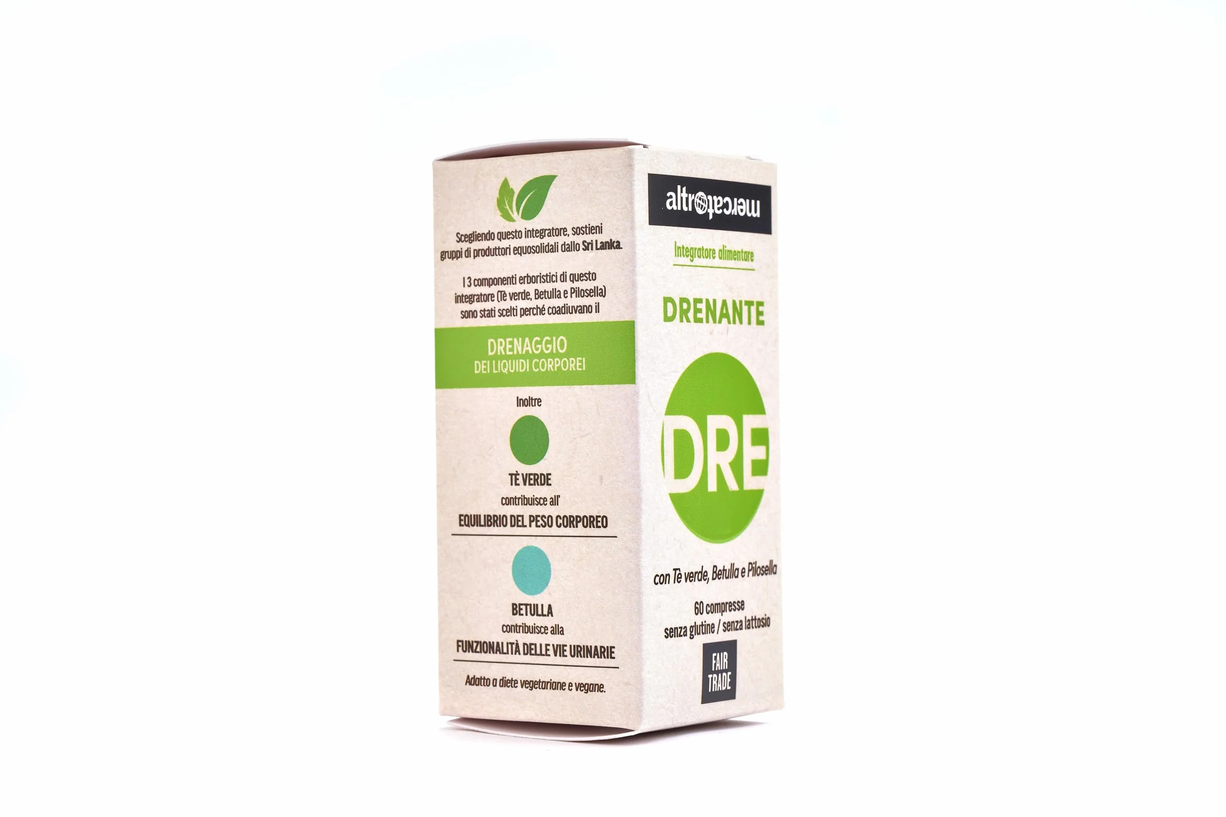 ALTROMERCATO - Drenante integratore in compresse - 60 compresse - 42 g
