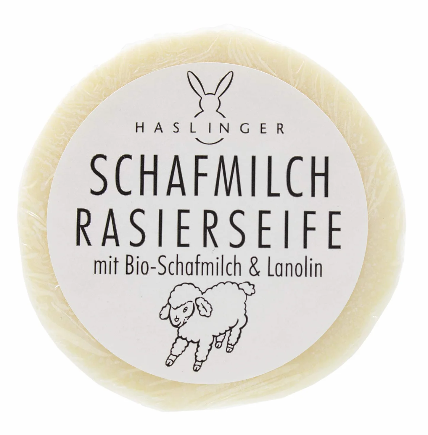 Sapone da barba Haslinger, 60 g, latte di pecora