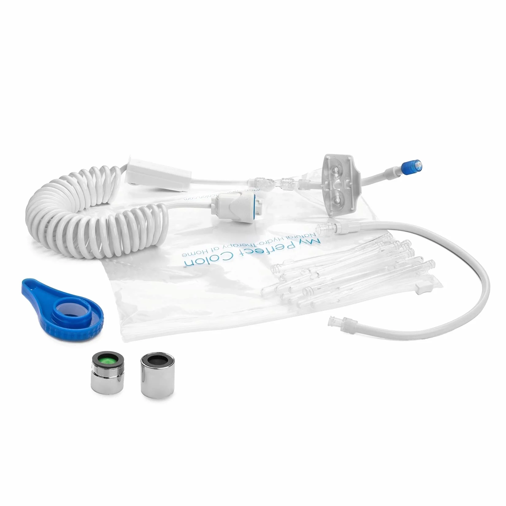 My Perfect Colon CARE Lavaggio Intestinale Domestico, Clistere per Pulizia Colon, Collega al Rubinetto