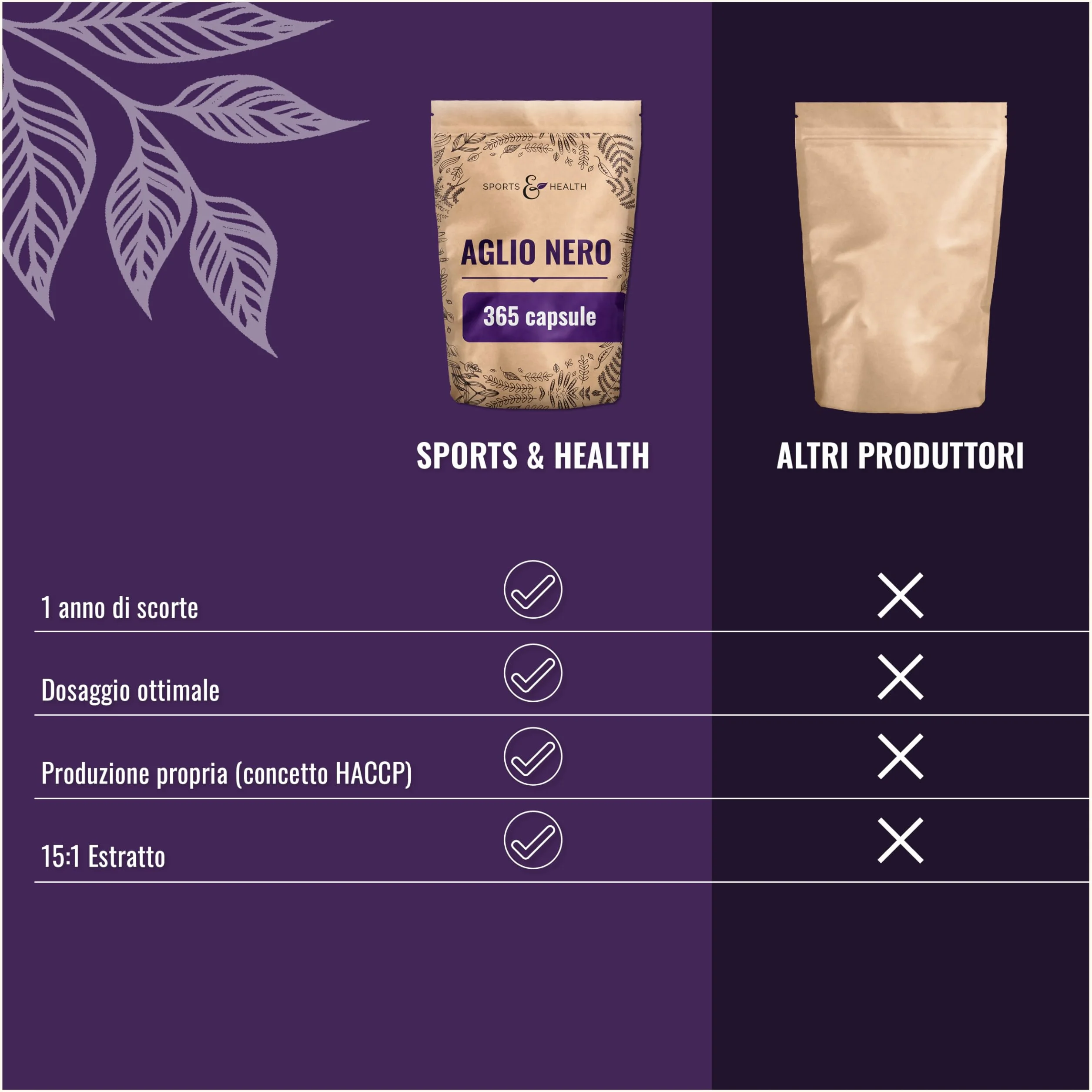 Capsule di aglio nero capsule 9 000 mg da estratto 15:1 – 365 capsule ad alto dosaggio, Black Garlic Capsules, Vegane e senza additivi, aglio-capsule aglio-nero-fermentato aglio-integratore