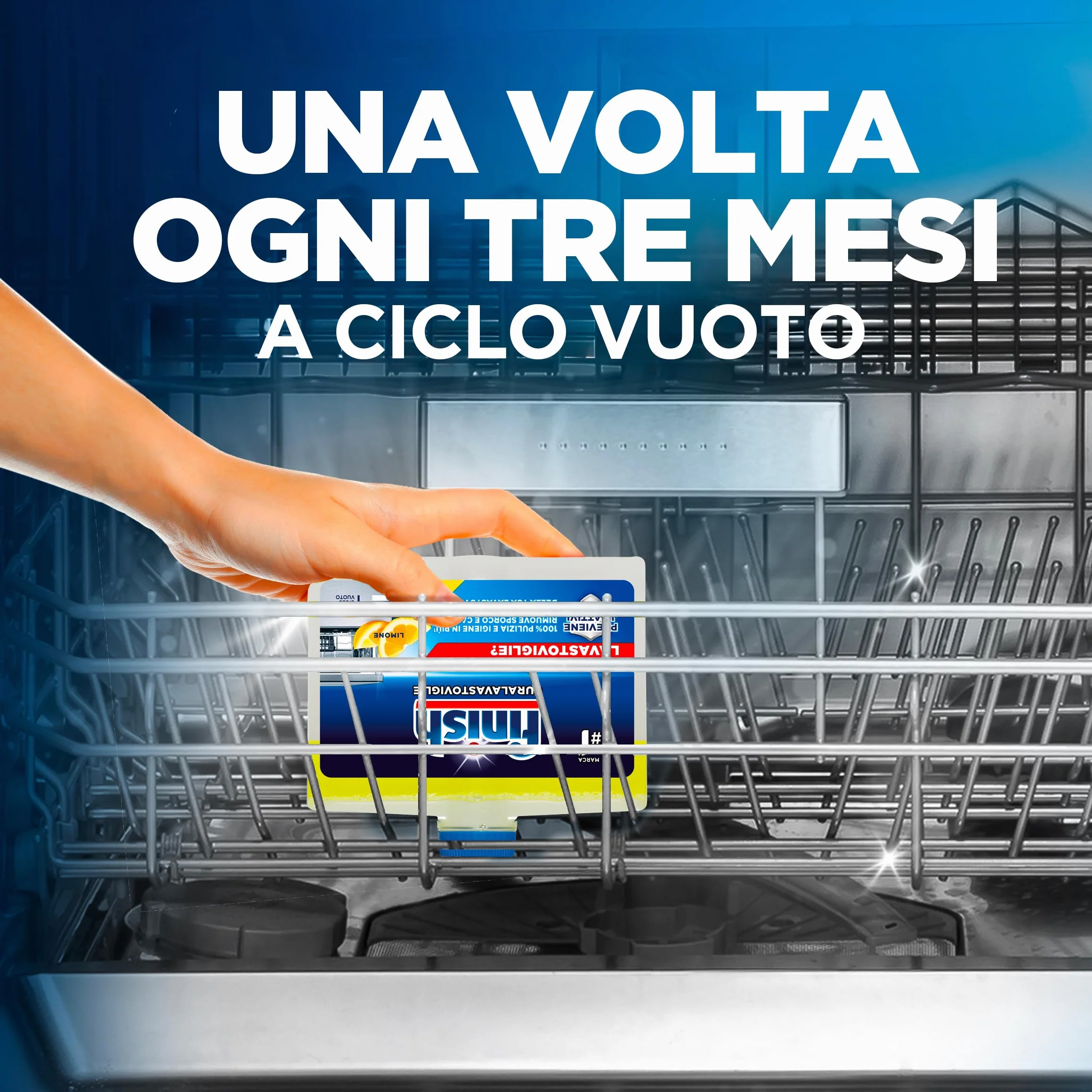 Finish Curalavastoviglie, Additivo Lavastoviglie, 2 Prodotti da 250 ml, Limone.