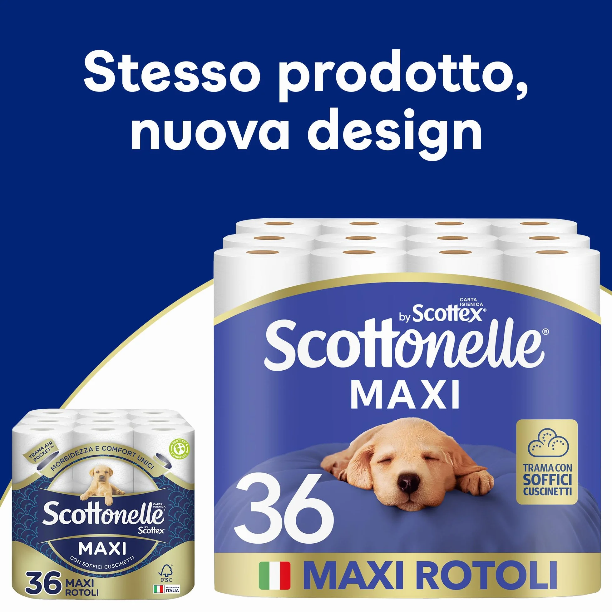Scottonelle Carta Igienica 36 Rotoli Maxi Morbida Resistente