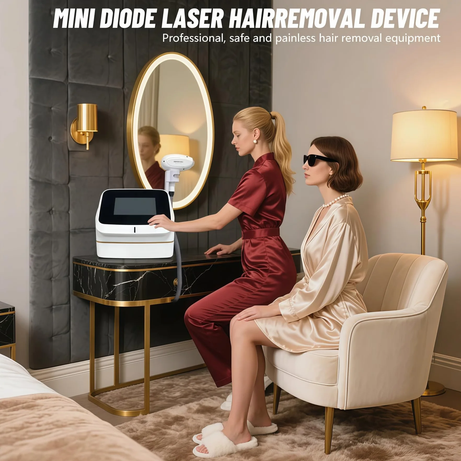 Professional 4000W 808nm diodo laser depilatore 755 808 940 1064nm 4 raffreddamento di lunghezza d'onda depilazione permanente