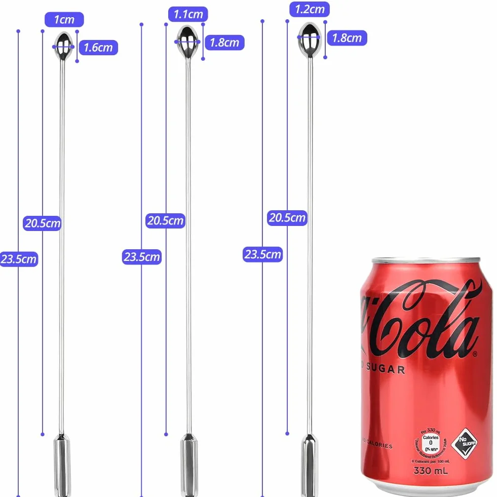 Set Uretrale in Acciaio Inox, Dilatatori Metallici, Plug Penieno per Stimolazione Uretrale e Massaggio Prostatico