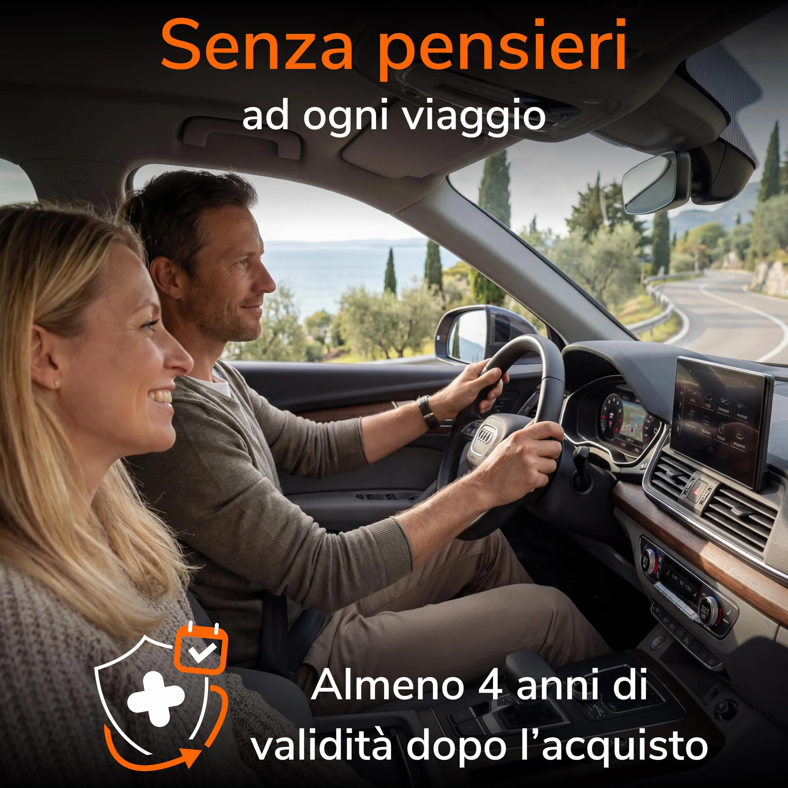 Kit di Primo Soccorso Auto 2026 DIN 13164 Set Valido in Tutta Europa Borsa di Medicazione