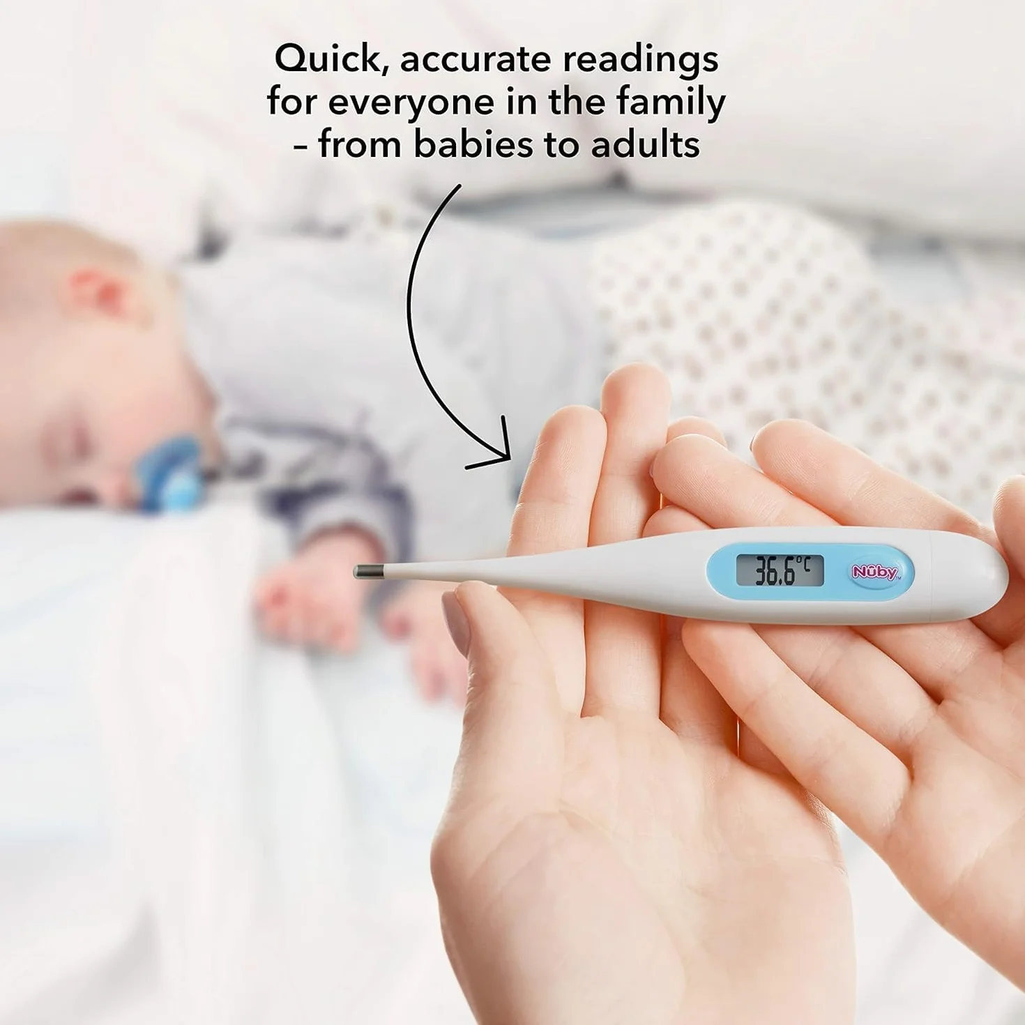 Nuby Digital Thermometer for Children Adults