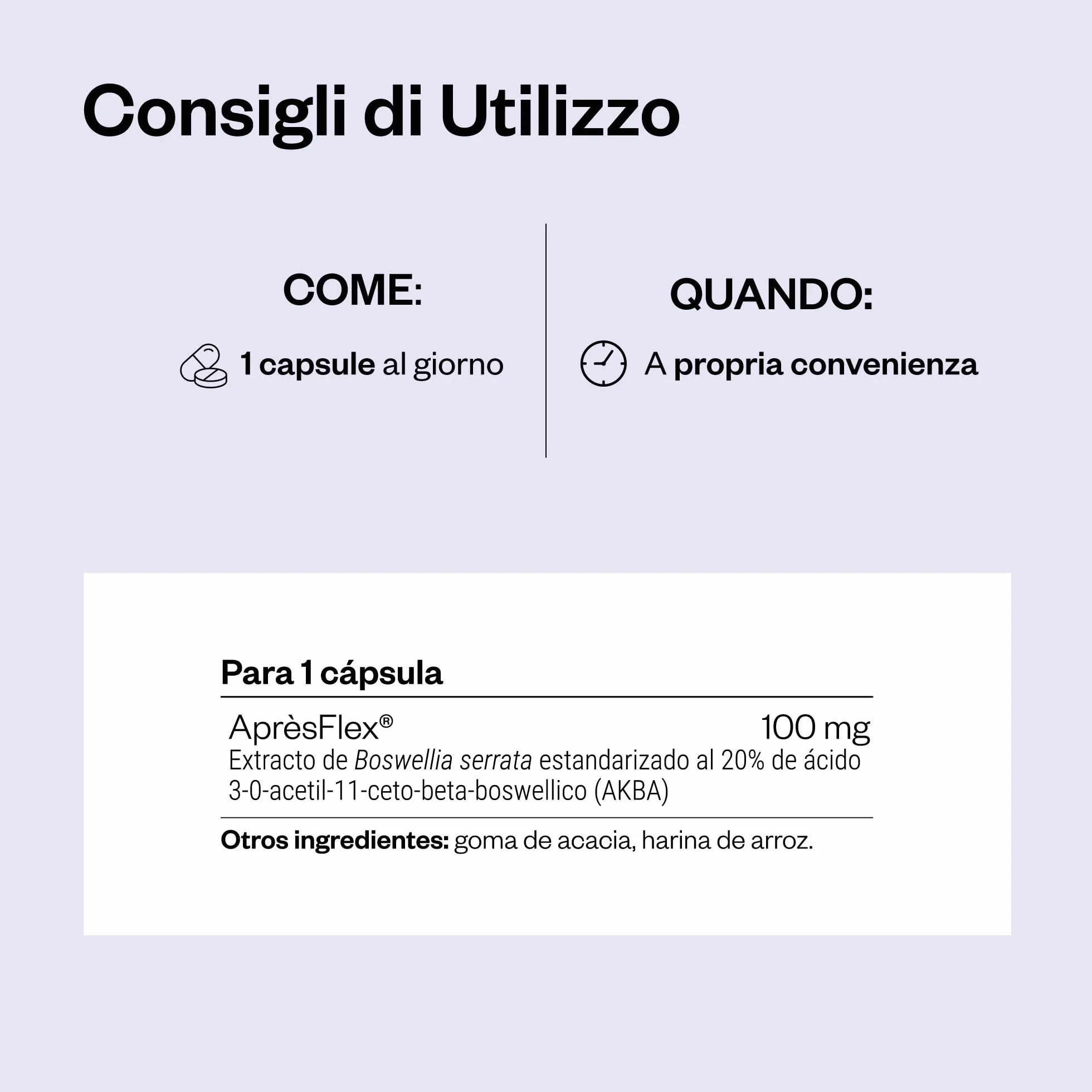 Super Boswellia - Aiuta a ritrovare il comfort articolare - Antinfiammatorio - Estratto di Boswellia Serrata standardizzato al 20% di AKBA - Elevato assorbimento - Vegano - Senza glutine - Supersmart