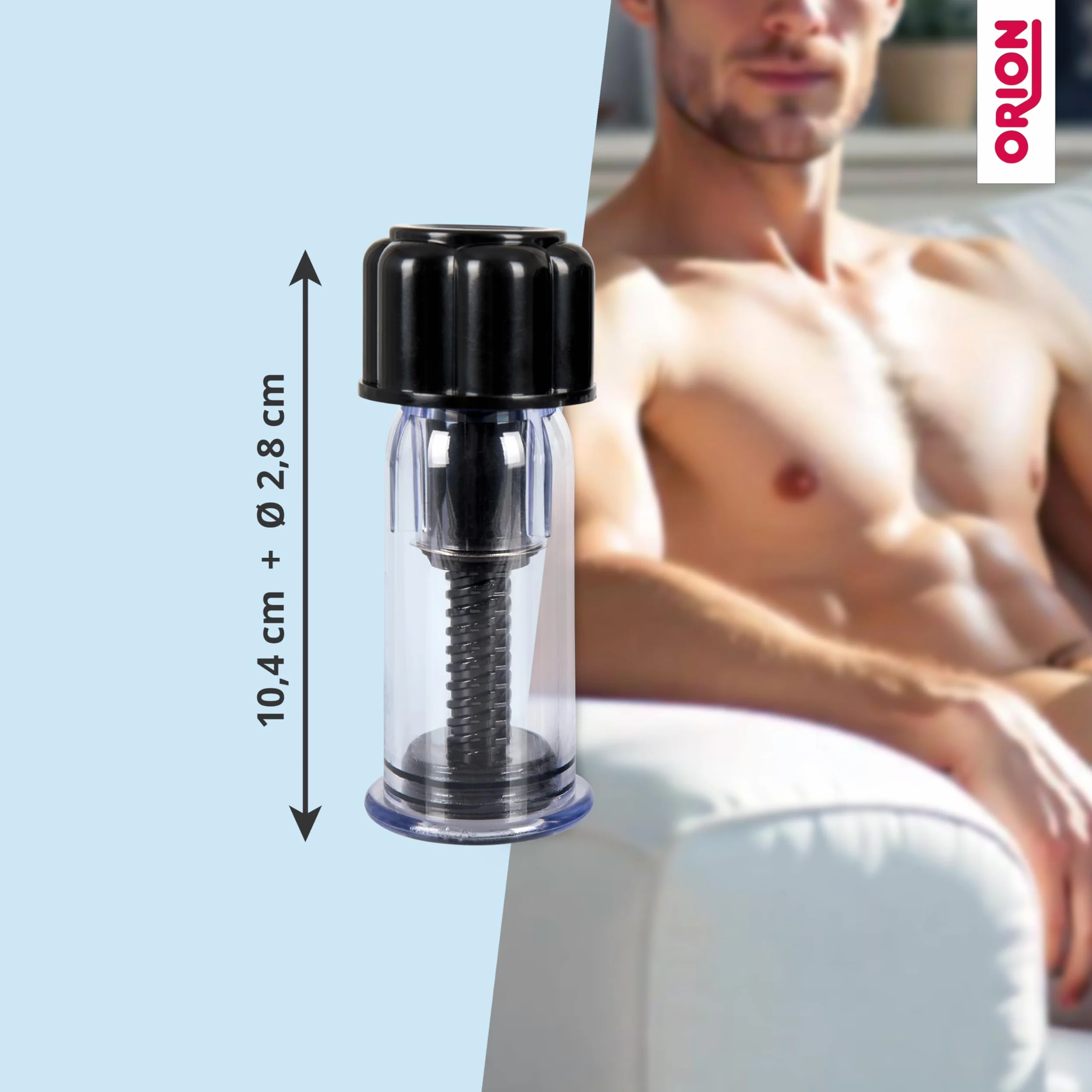 Orion NIPPEL Aspirapolvere – Due capezzoli pompe im Set, capezzoli Aspirapolvere con extra forte assorbimento grazie al Meccanismo, capezzoli pompa per le donne e gli uomini