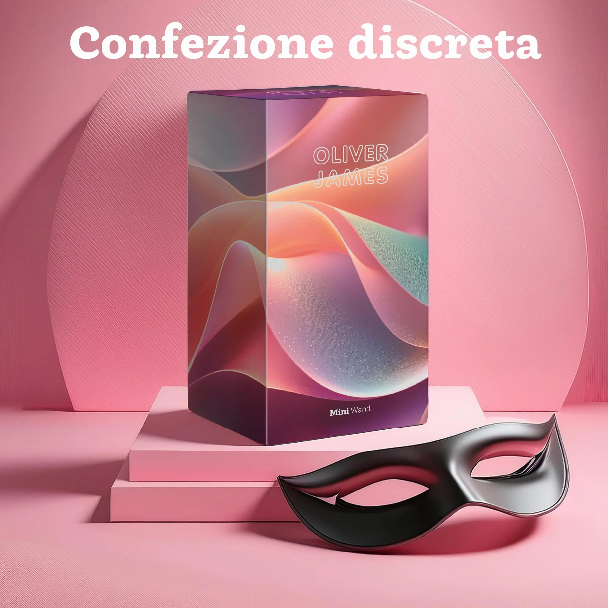 Mini vibratore di Oliver James – Wand vibratore ricaricabile in silicone con 5 velocità e 5 modalità, sex toy discreto per donne, 12,5 cm × 4,3 cm (Zaffiro di mezzanotte)