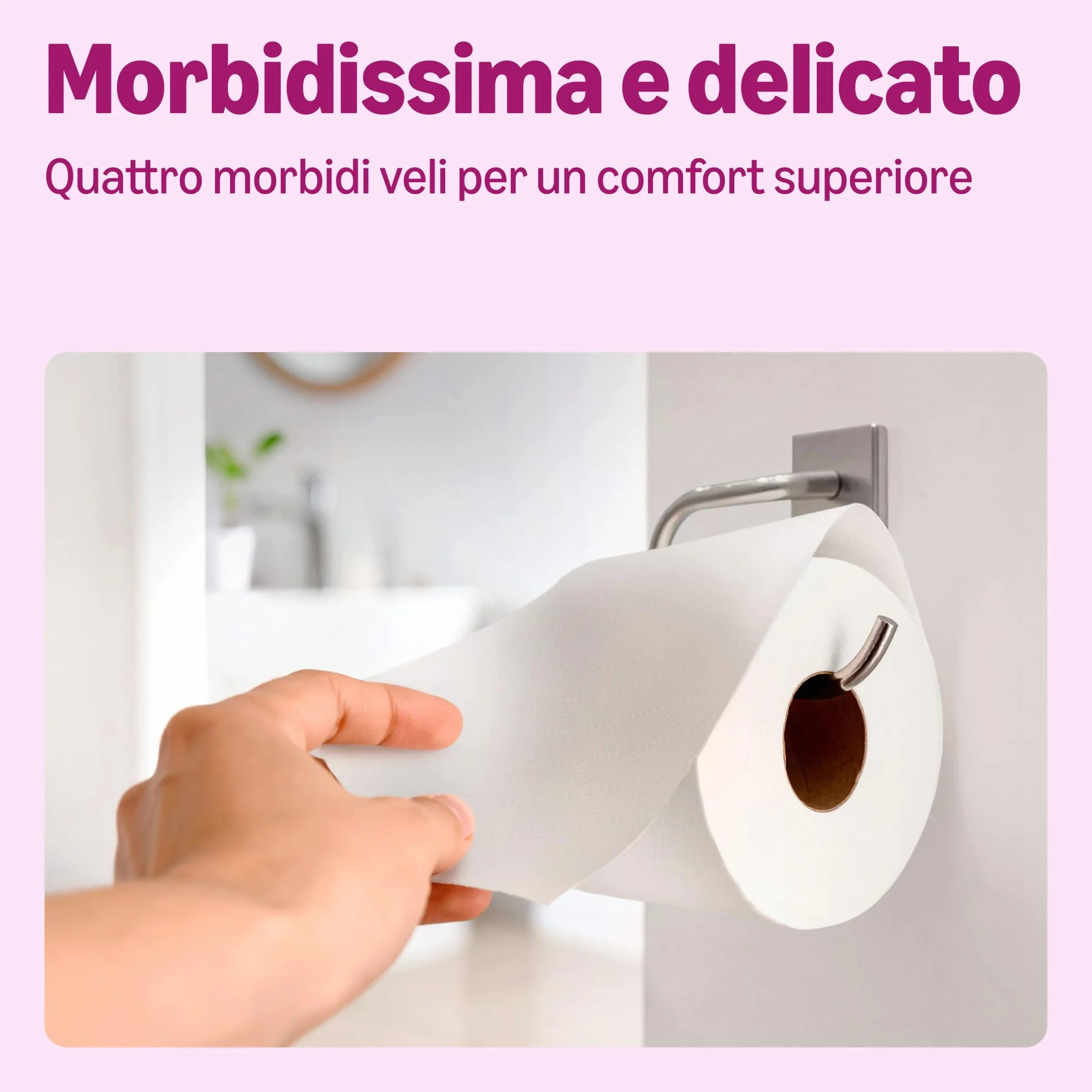 Carta Igienica Ultra Morbida 4 Veli 9 Rotoli 160 Strappi Certificata FSC by Amazon