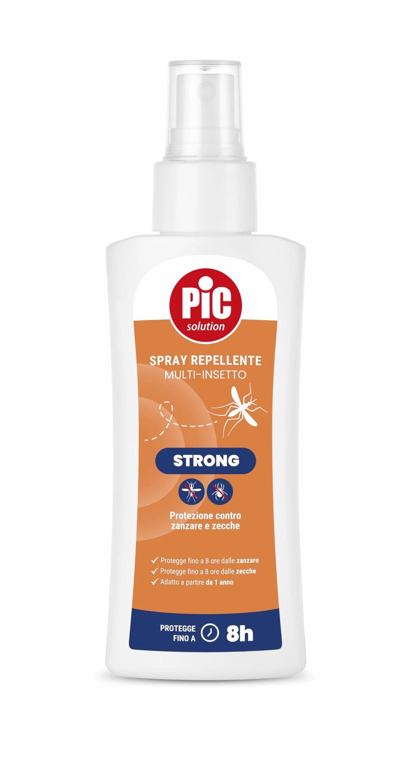 Pic Solution Spray Antizanzare Comuni e Zecche Insetto Repellente 100 ml