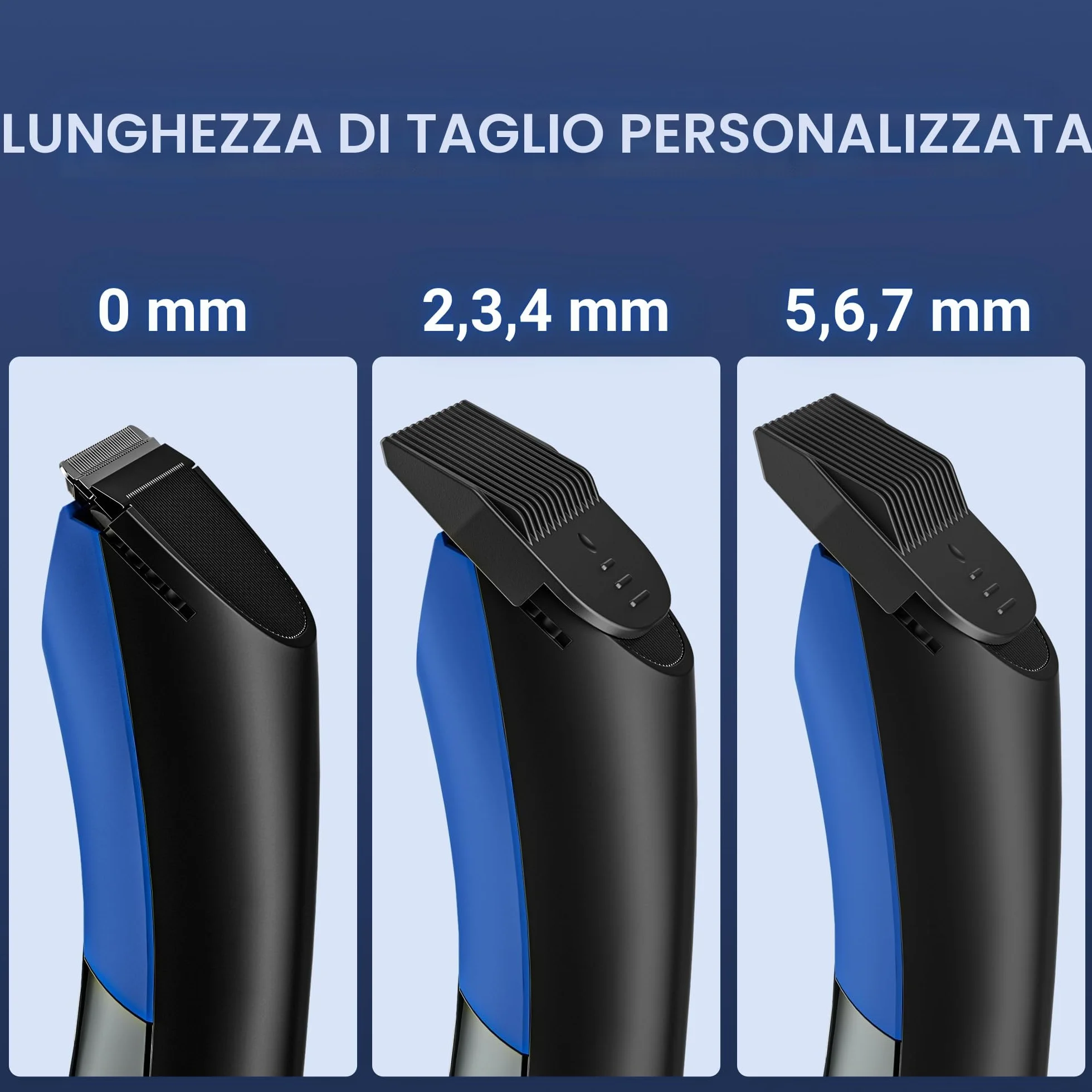 BarberBoss rasoio elettrico corpo uomo, rasoio corpo intimo ricaricabile, impermeabile, delicato per inguine e peli pubici, blocco viaggio