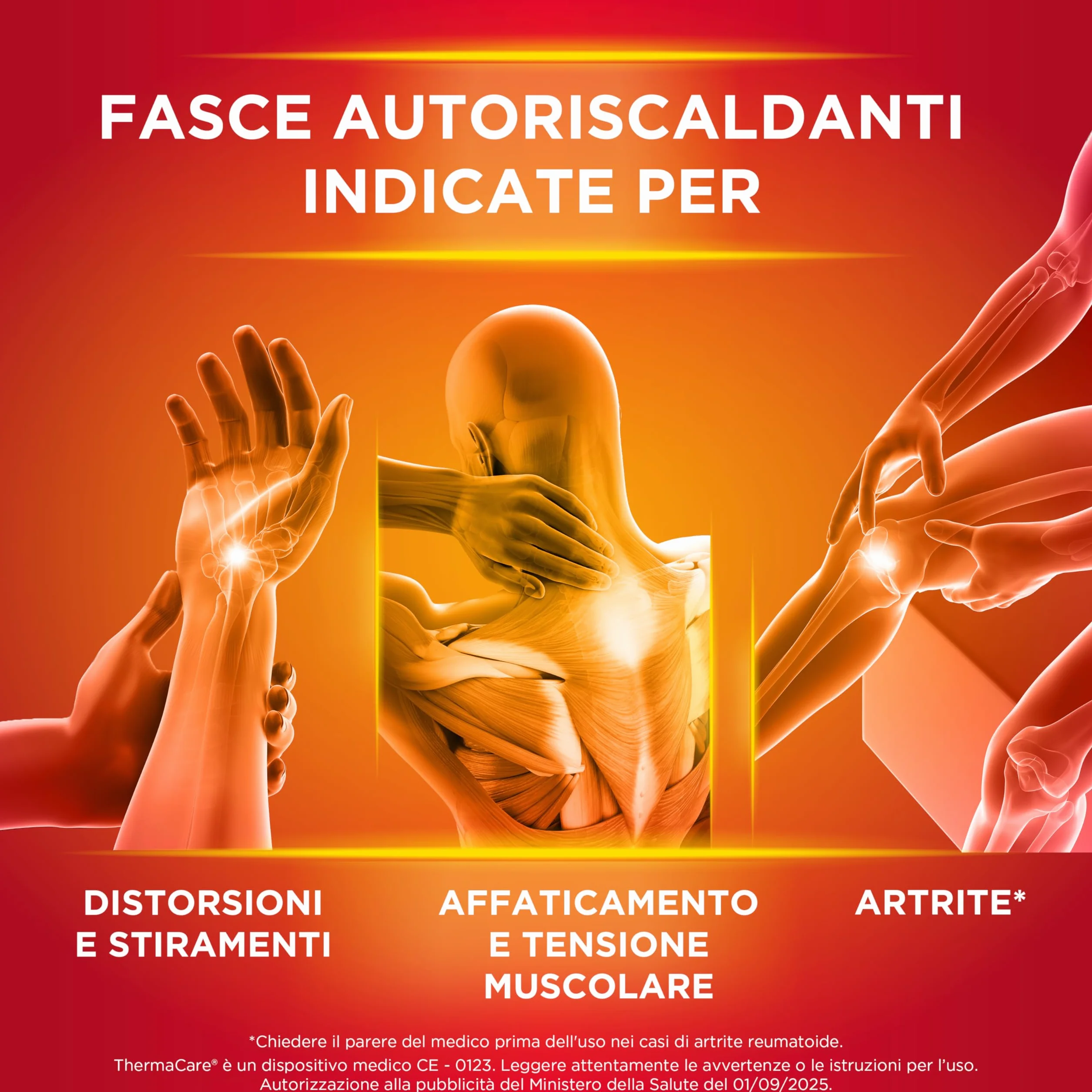 ThermaCare Fasce Autoriscaldanti a Calore Terapeutico 8 Ore, 6 Pezzi