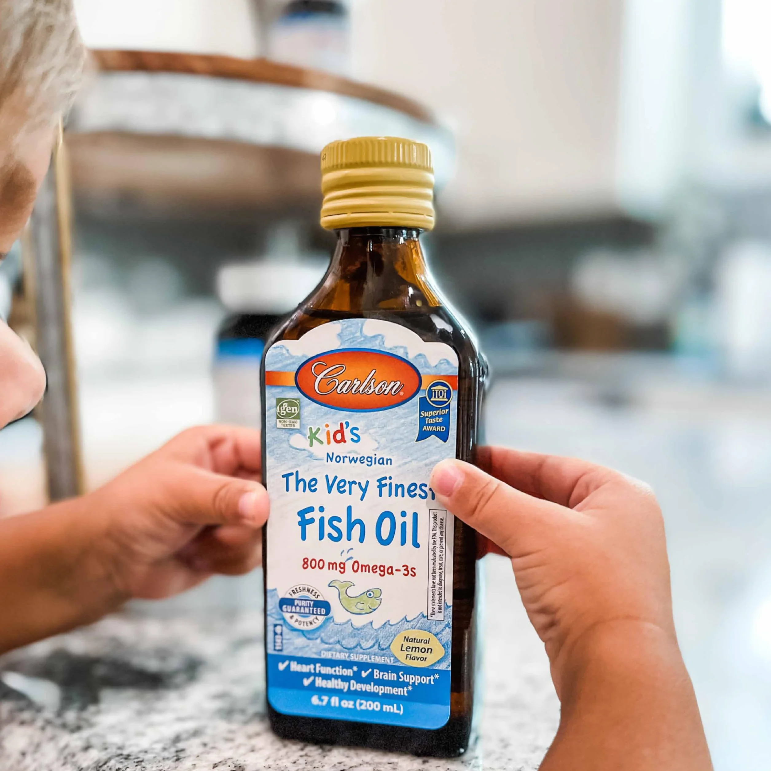 Carlson For Kids Very Finest Fish Oil Lemon, 200ml