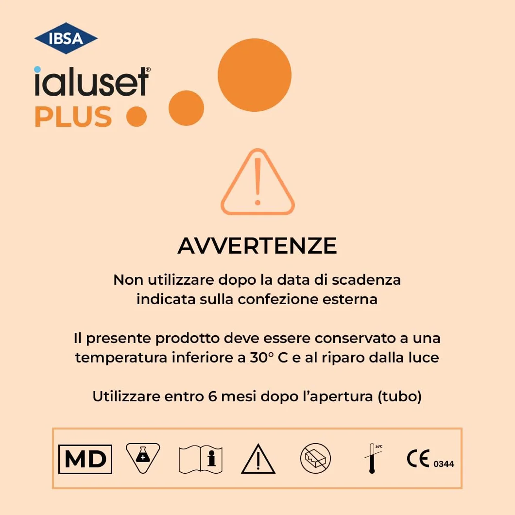 ialuset Plus Crema 25g - Per il trattamento di ferite infette e ustioni, con acido ialuronico ad azione idratante e sulfadiazina argentica che protegge dalla contaminazione batterica