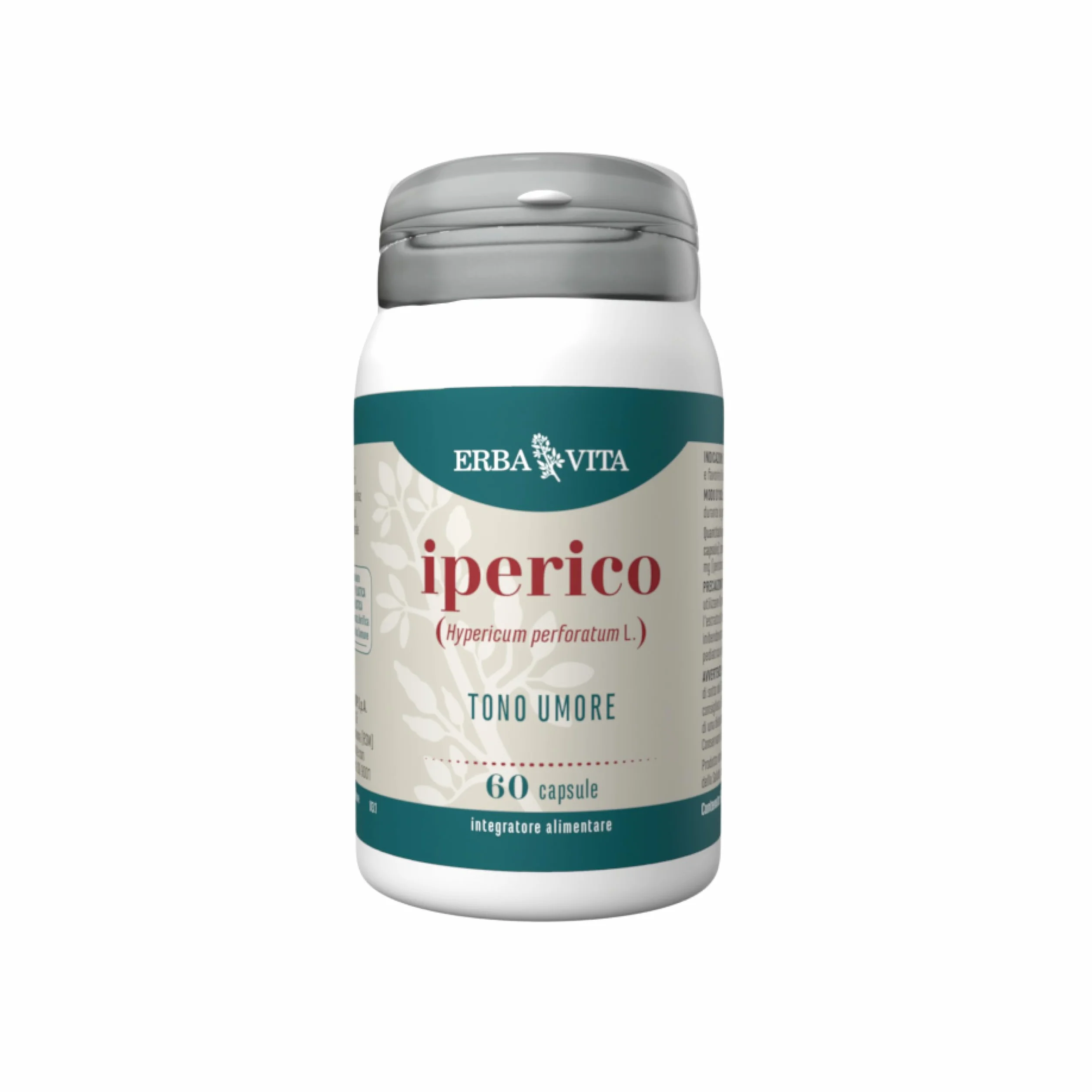 ERBA VITA Integratore Alimentare di Iperico - 60 Capsule, Utile al rilassamento