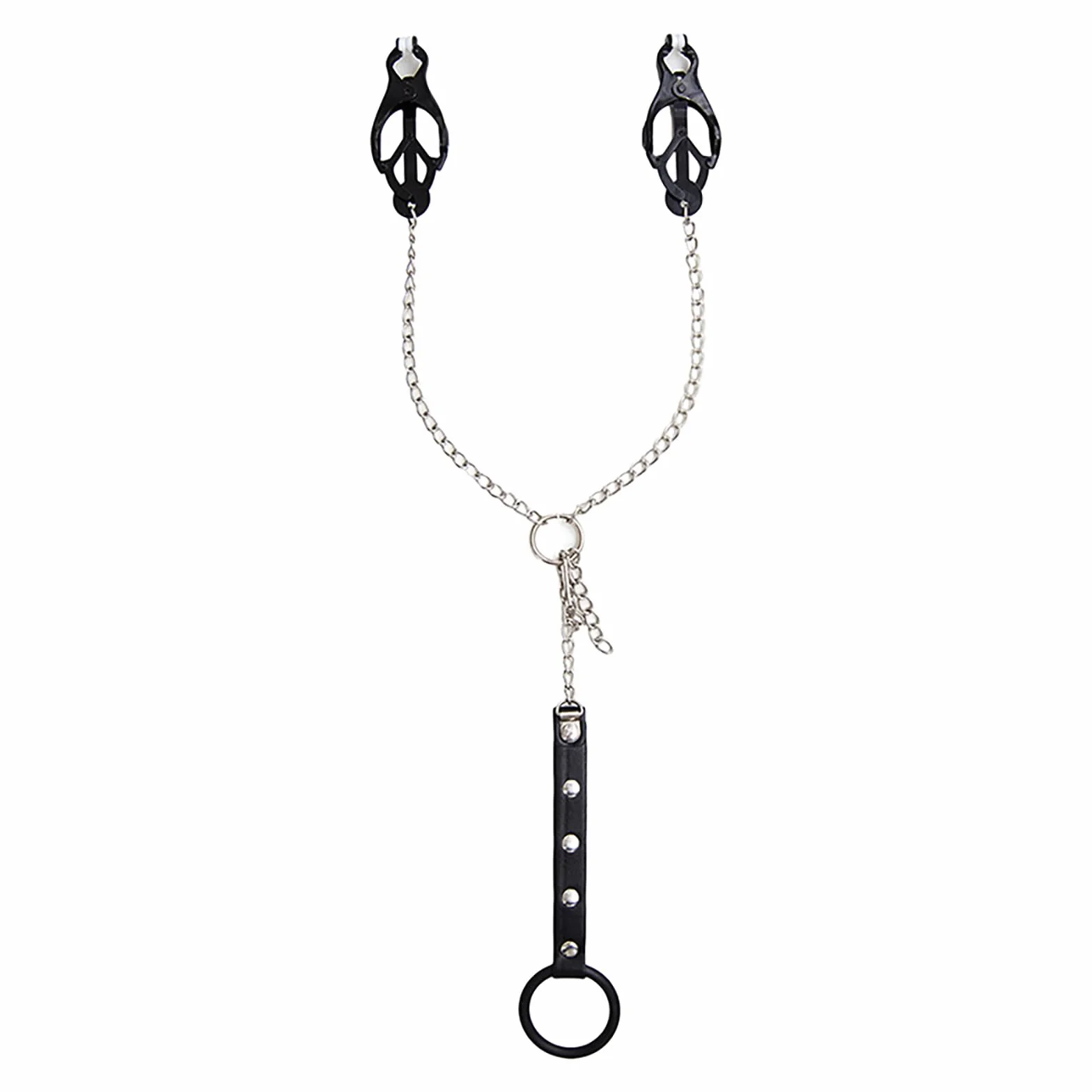Pinze Capezzoli Uomo Con Catena E Anello Pene – Giochi Capezzoli Regolabili in Metallo Accessori Bdsm Per Coppie