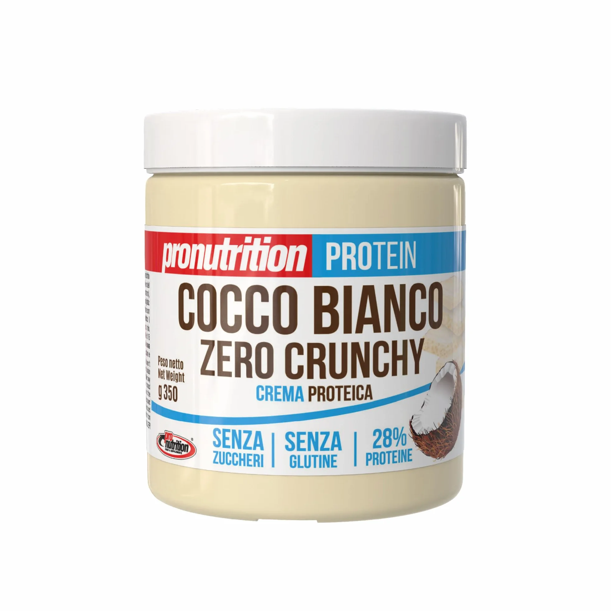 Pro Nutrition - Cocco Zero 350 grammi - Biancococco Crunchy