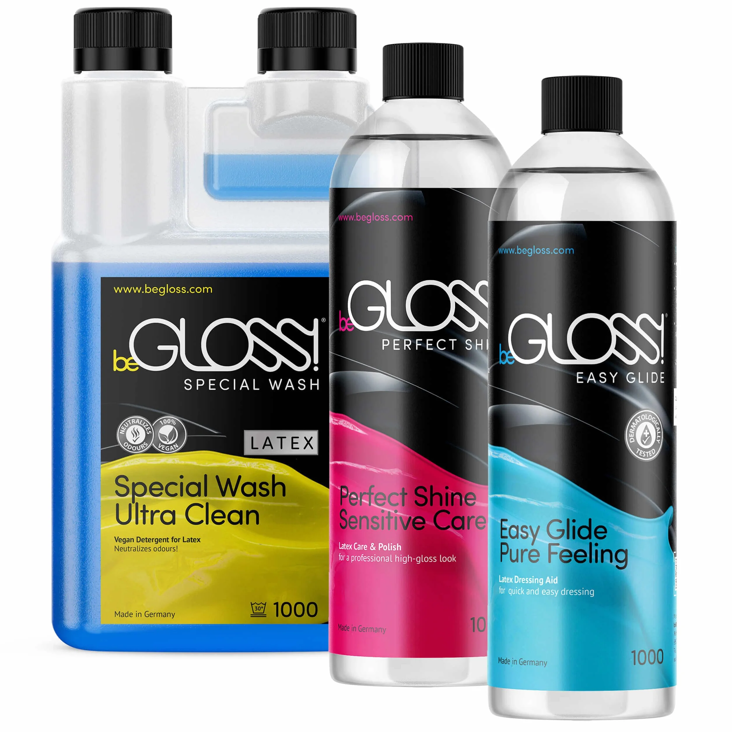 Kit per la cura del lattice Perfect Shine Latex Polish Easy Glide