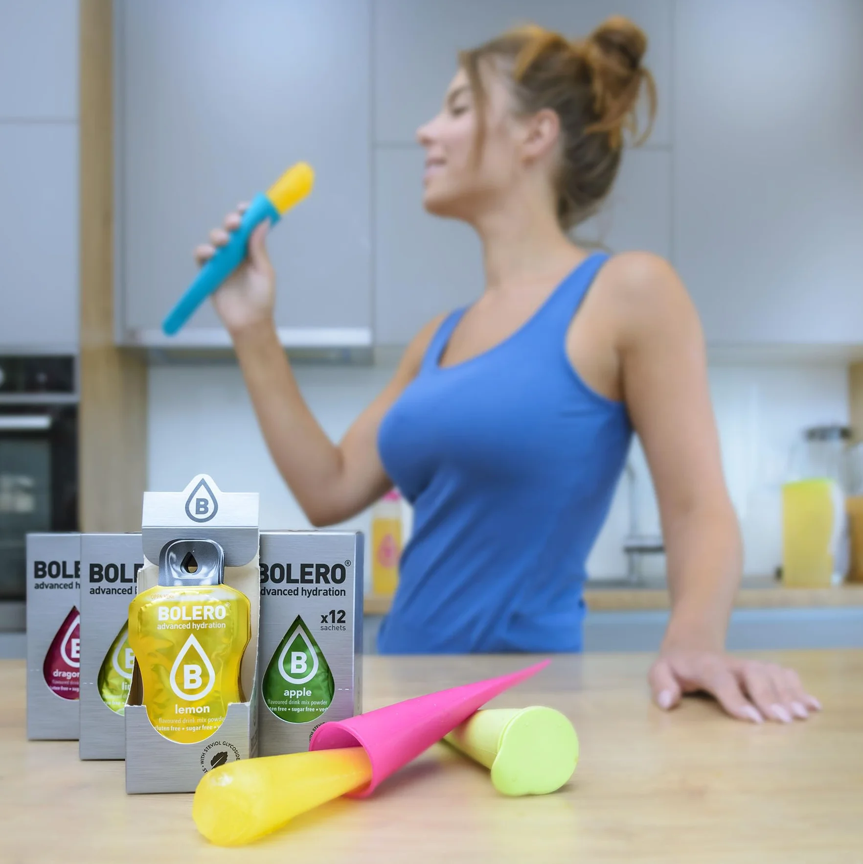Bolero BEST OF MIX 24x3g Saftpulver ohne Zucker gesüßt mit Stevia Vitamin C glutenfrei veganfreundlich