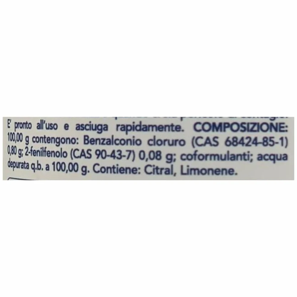 Disinfettante Liquido 1000ml (2 Unità) Contro Germi, Batteri e Lieviti
