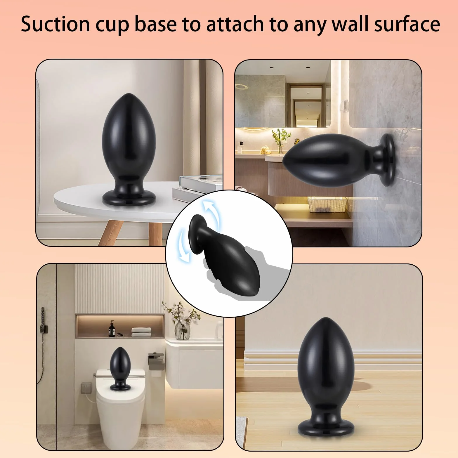 BDSMYOU Plug Anale Extra Large XXL Sex Toys,Dildo Anale Anal Plug Analesex Toy Dilatatore Ano per Donna Uomo,Toys Sessuali per Donna,Sexytoysys Uomo Coppia (M)