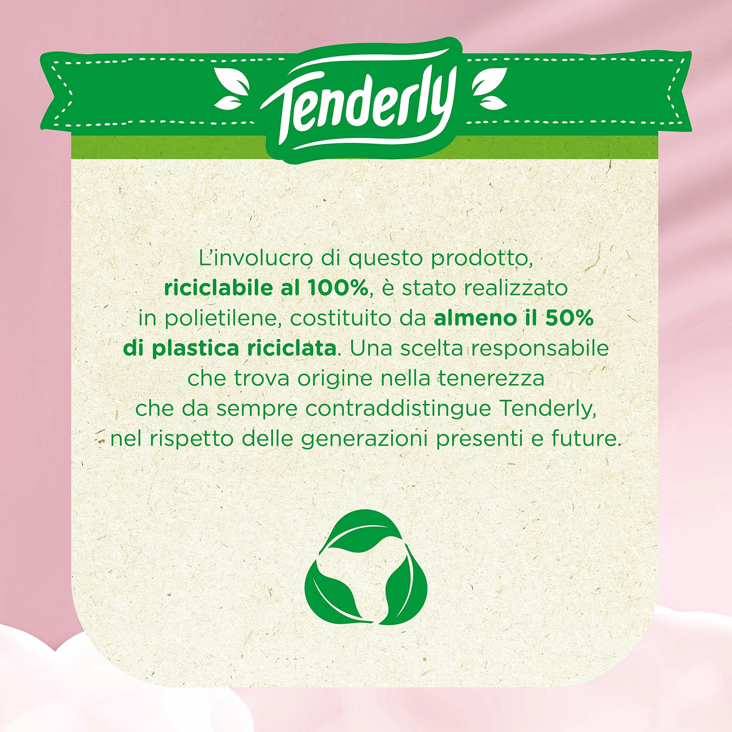 Tenderly Carta Igienica 3 Veli 56 Rotoli 200 Strappi Delicata sulla Pelle