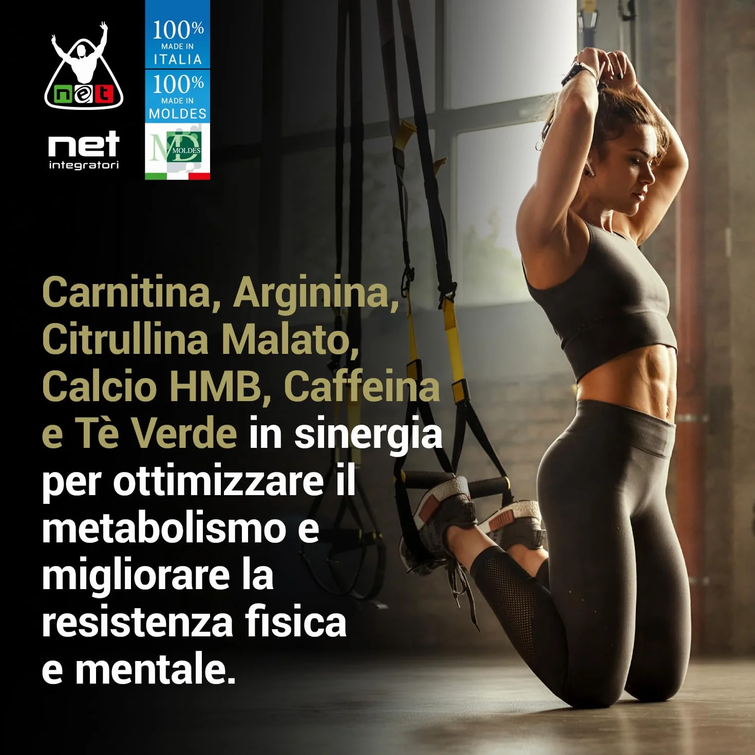 Net Integratori Fire Pump 180 cpr – Integratore Pre-Workout per la fase Cut – Propionyl-L-Carnitina e Acetyl-Carnitina per Energia Resistenza e Supporto alla Massa Muscolare
