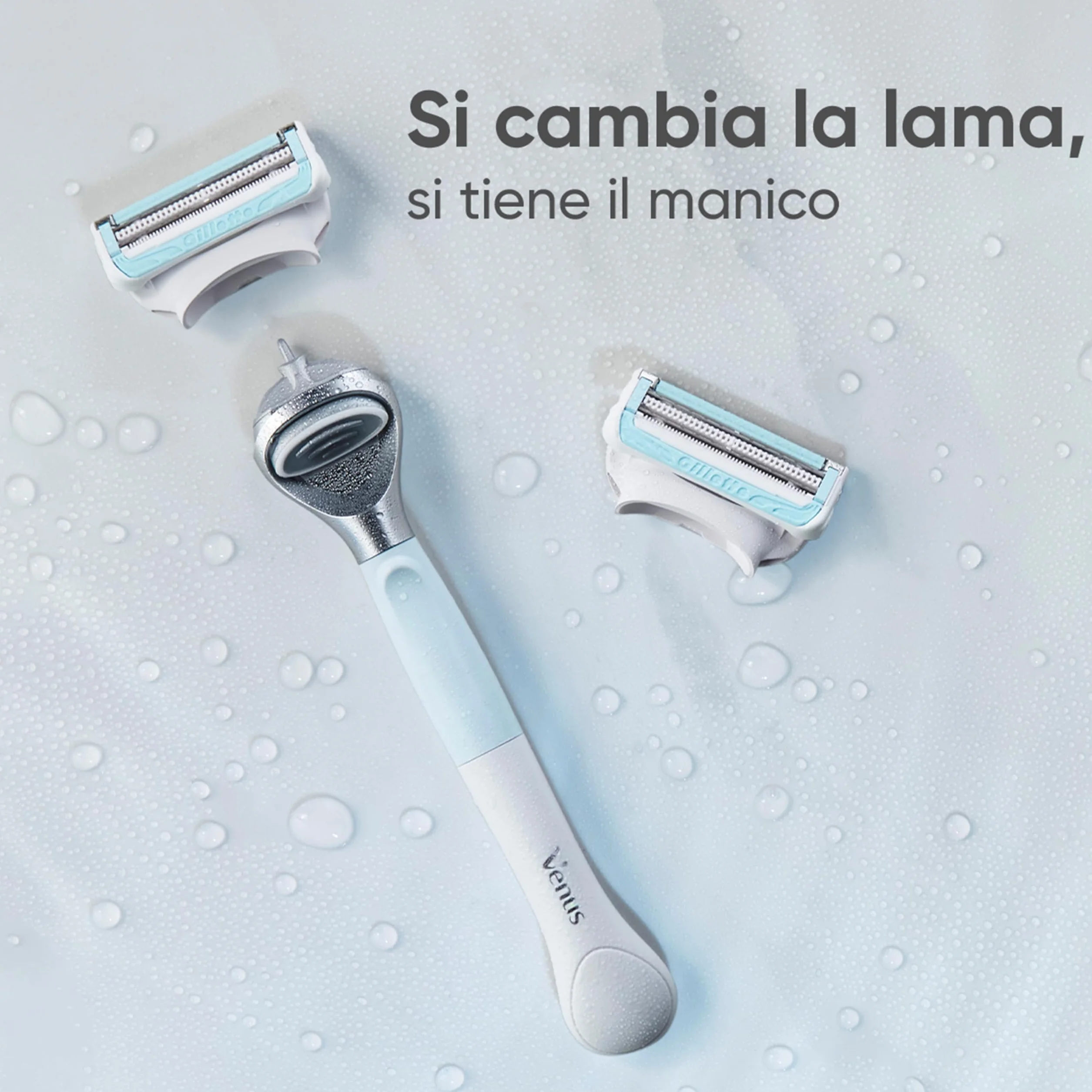 Gillette Venus Rasoio Parti Intime Donna + 2 Lamette Ricambio
